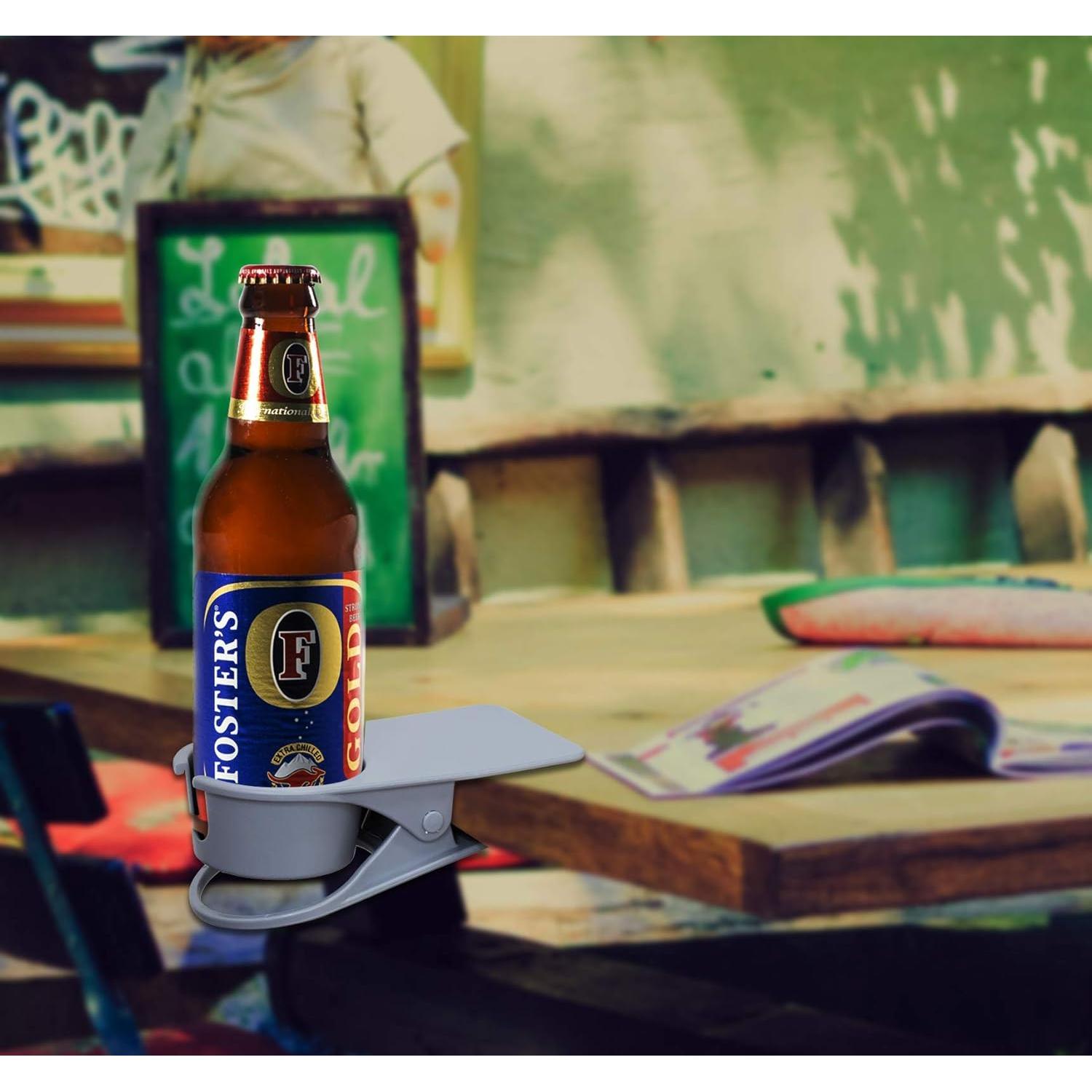 Soporte para Taza de Escritorio EMXGB Gris - Clip Multifuncional