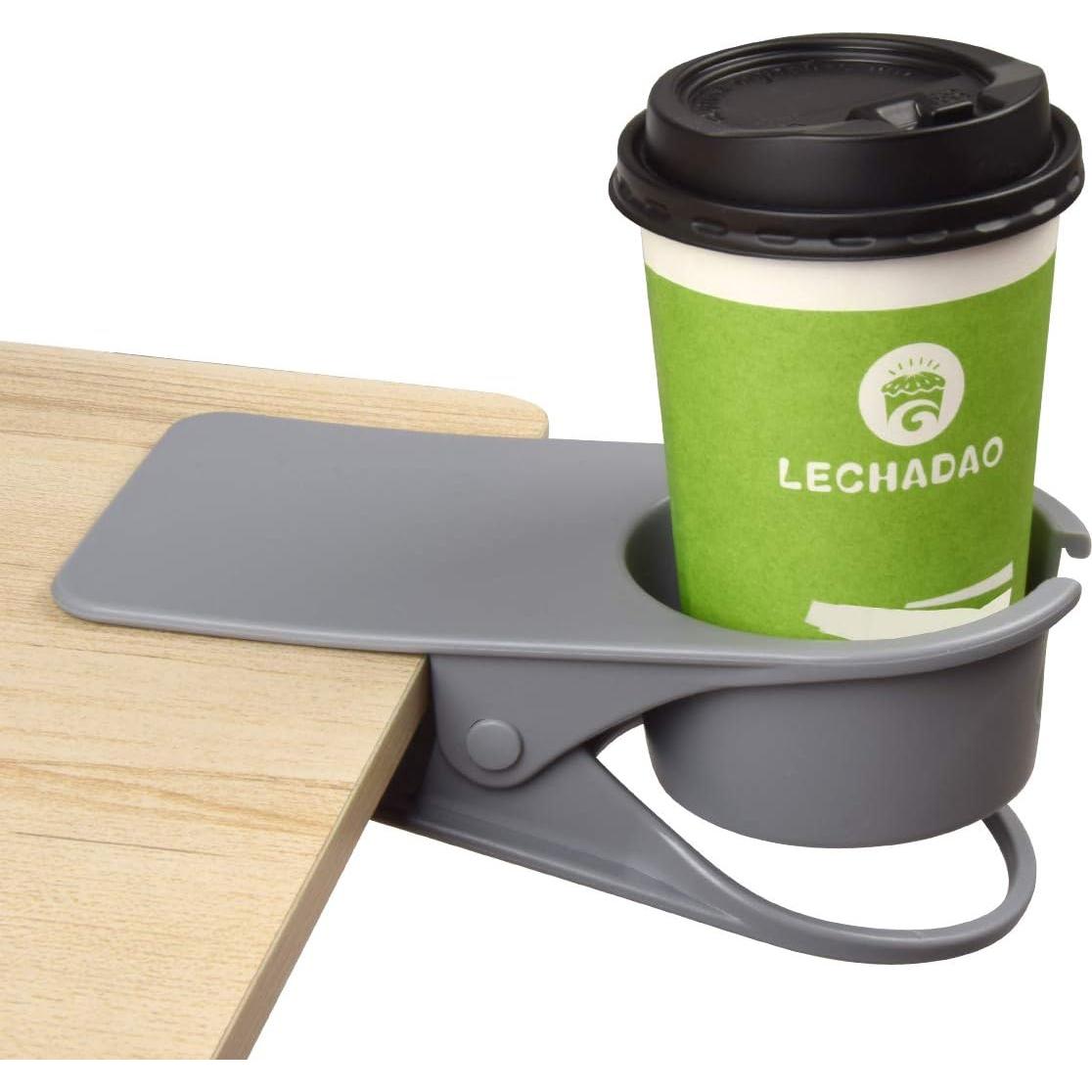 Soporte para Taza de Escritorio EMXGB Gris - Clip Multifuncional