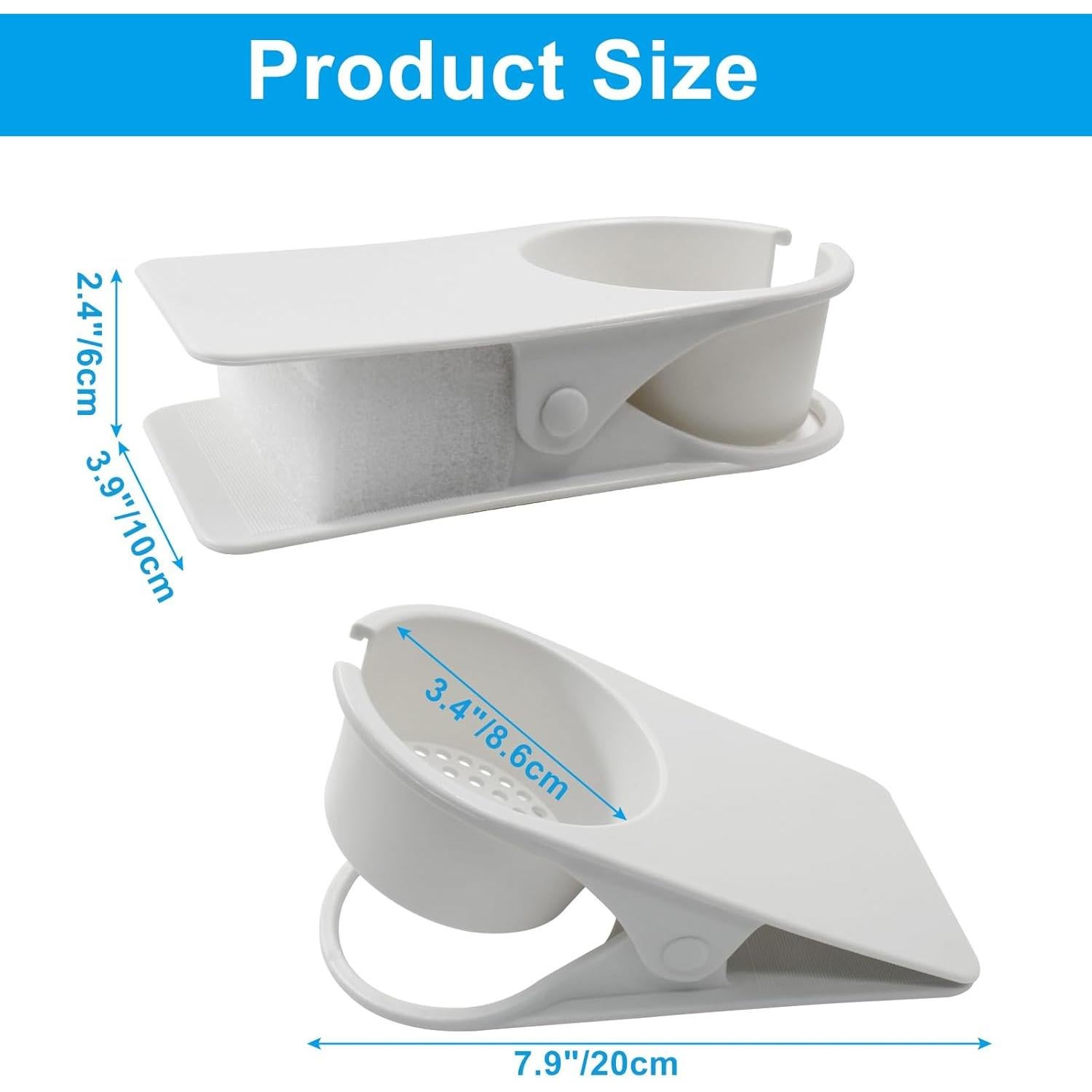 Soporte para Taza de Escritorio Jiozermi Blanco Ajustable