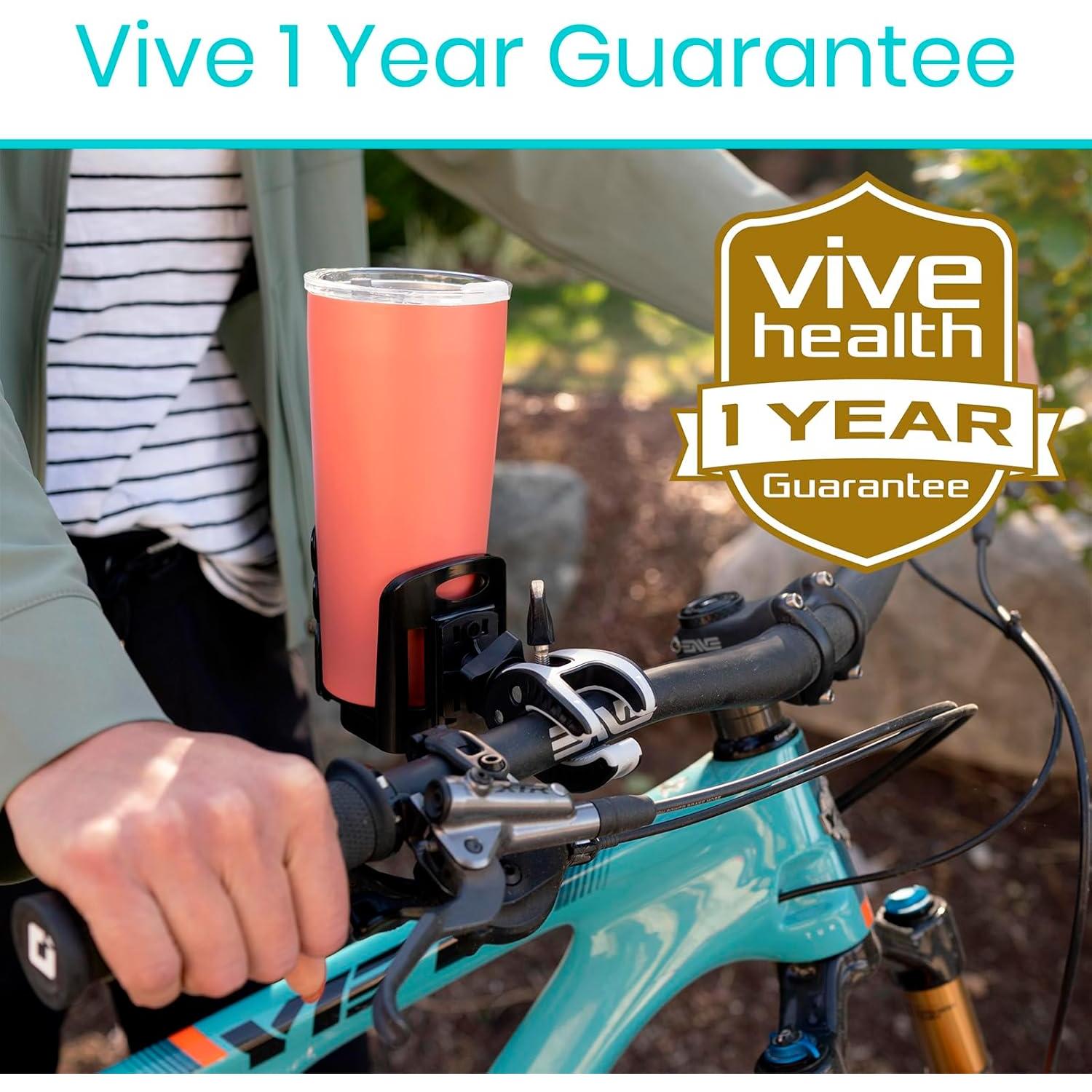 Soporte para Taza Ajustable Vive - Accesorio para Andador y Silla de Ruedas