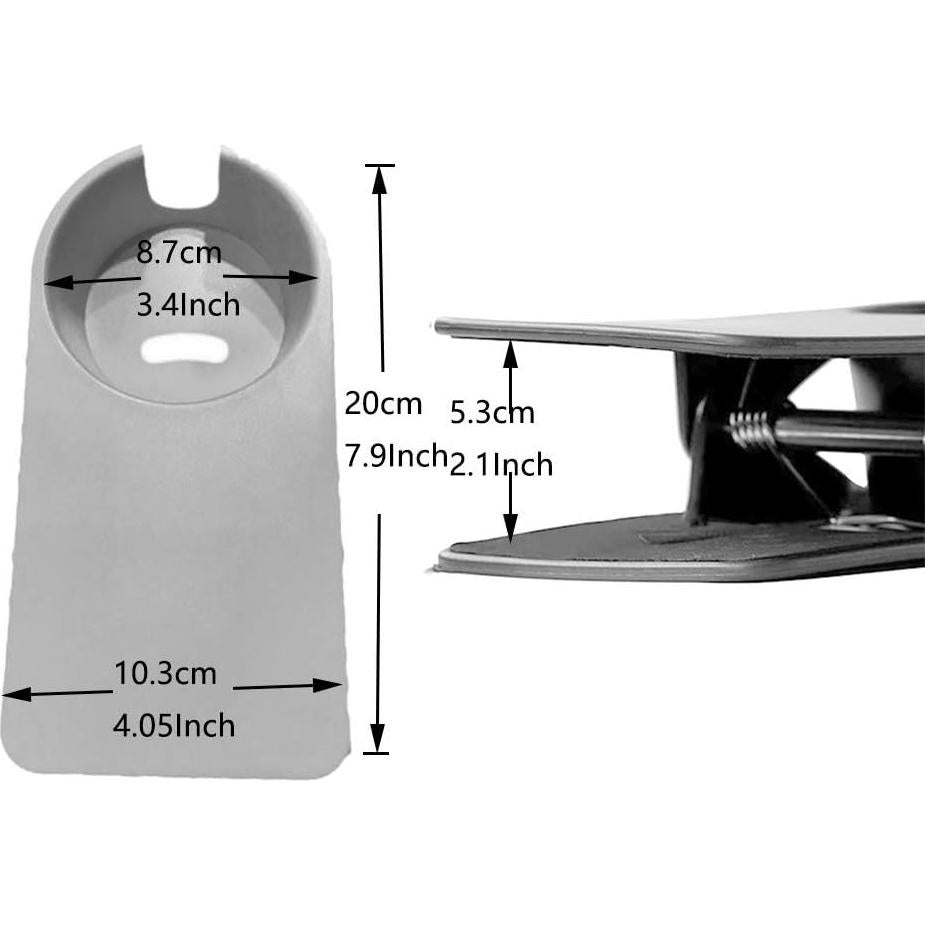Soporte para Taza Clip de Escritorio SunnyZoo Negro 20.5x10.5cm