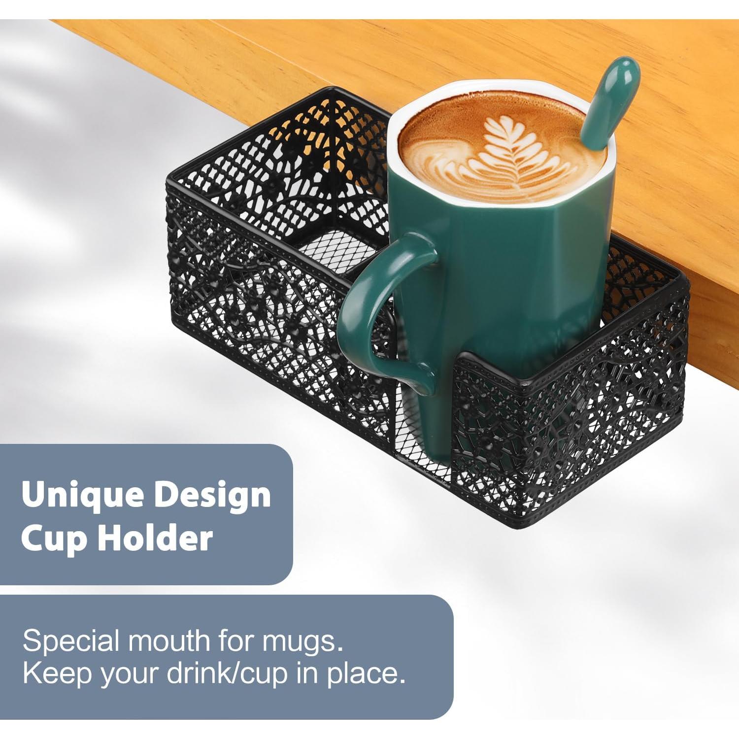 Organizador de Escritorio Aurynns con Soporte para Taza y Lápices