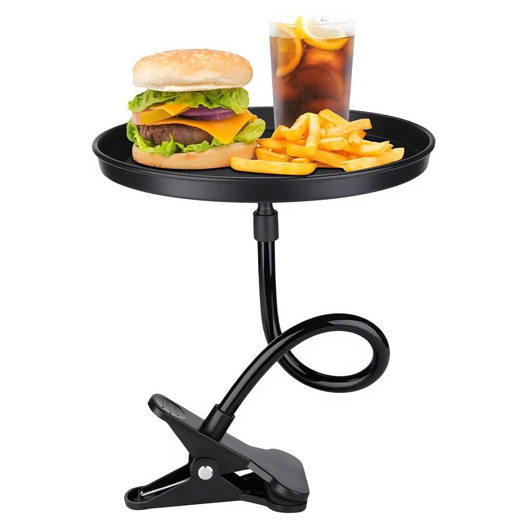 Bandeja de Comida Ajustable para Auto Povtii 22 cm Antideslizante