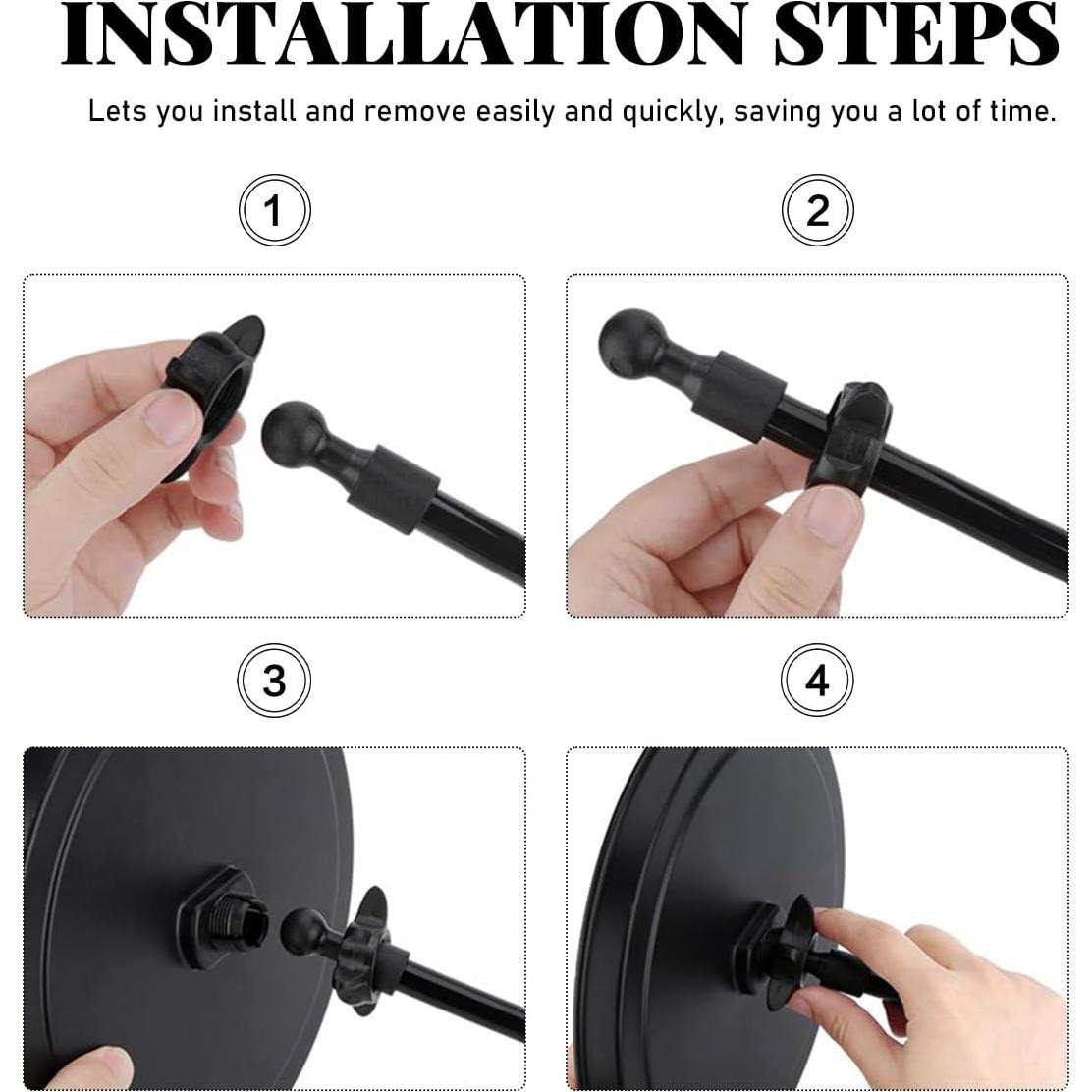 Bandeja de Comida Ajustable para Auto Povtii 22 cm Antideslizante