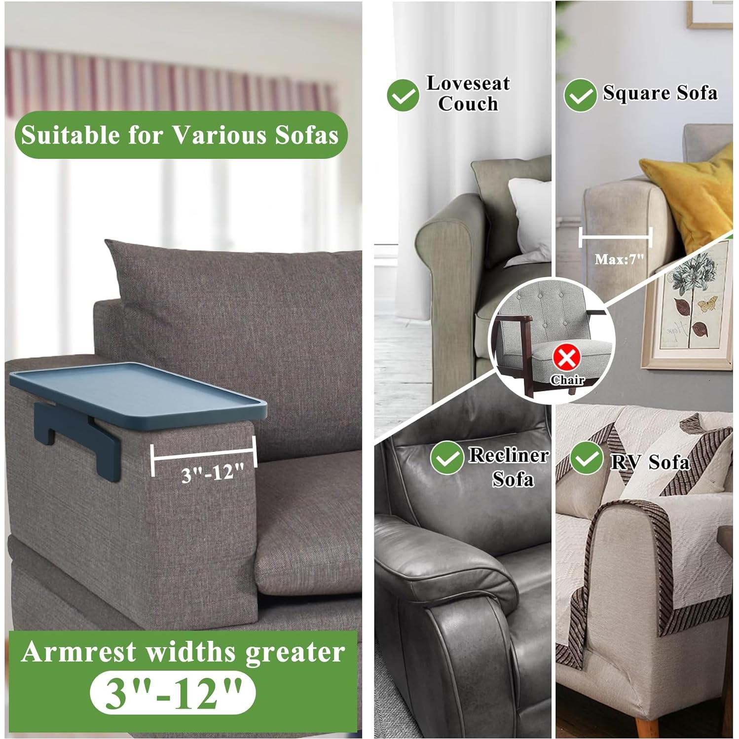 Bandeja para Brazo de Sofá SINWANT - Bambú Plegable 35x25cm