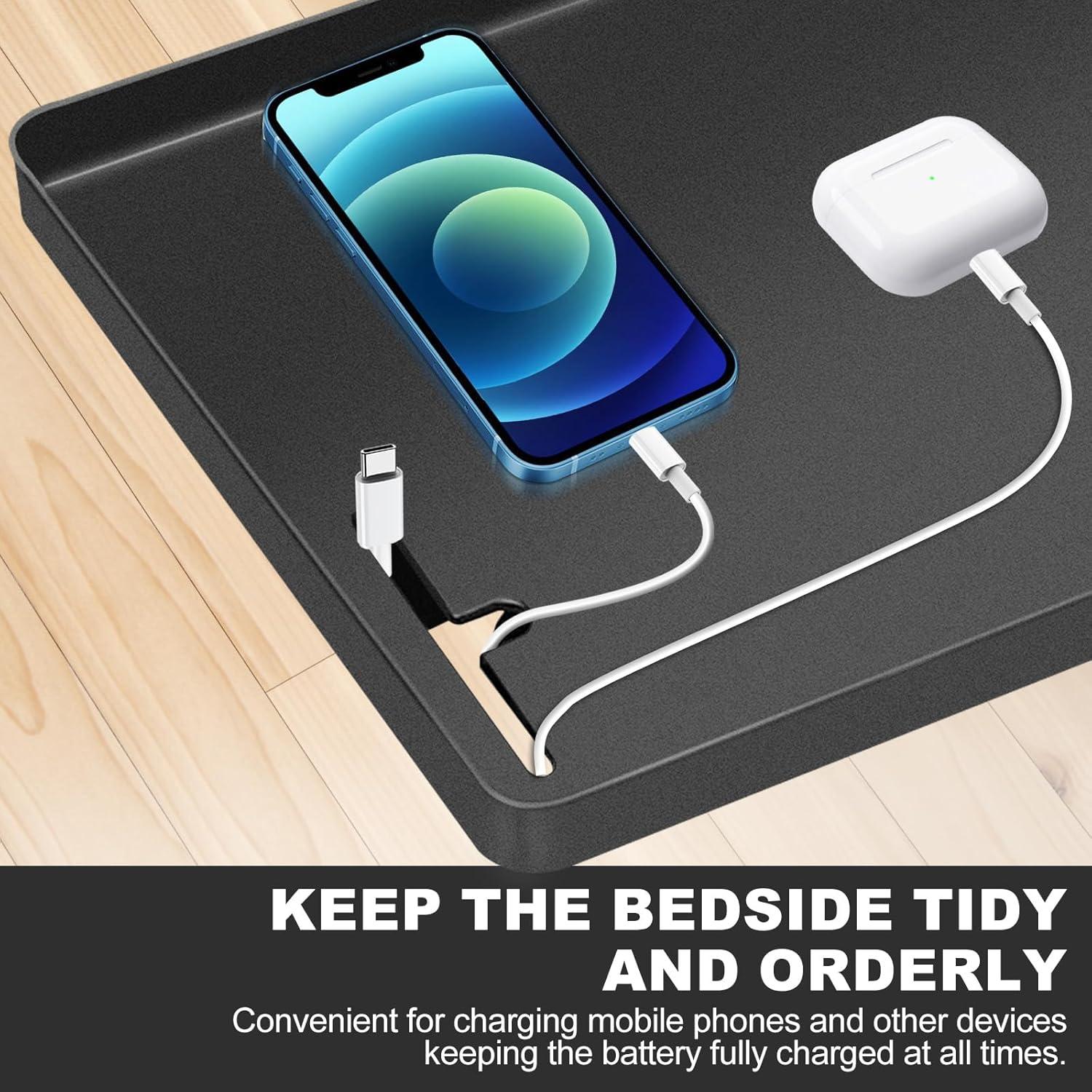 Estante de Cama FABIEN SIEFFERT Negro 32x23 cm para Literas