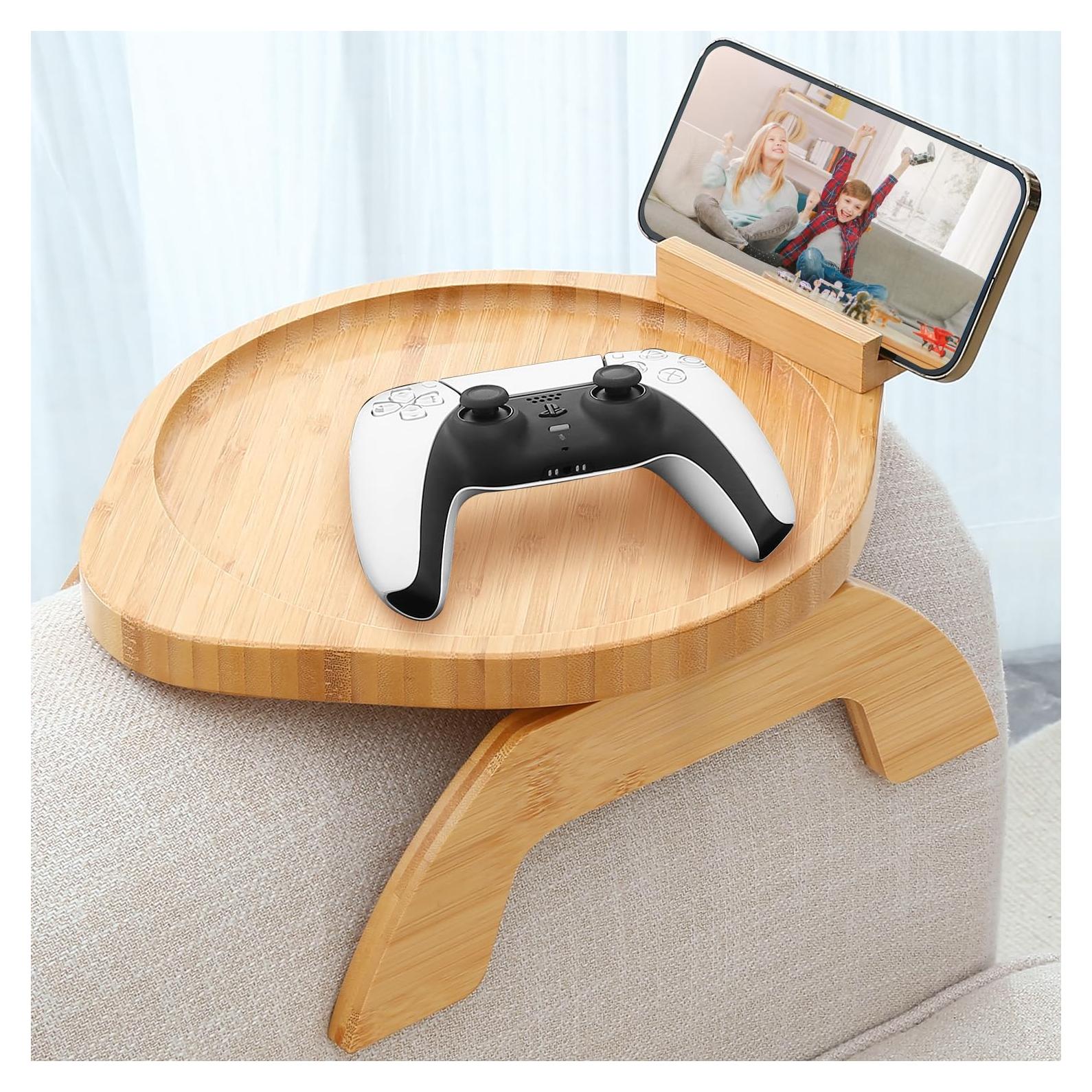Mesa de bandeja para brazo de sofá AISONGDONG de bambú 30cm