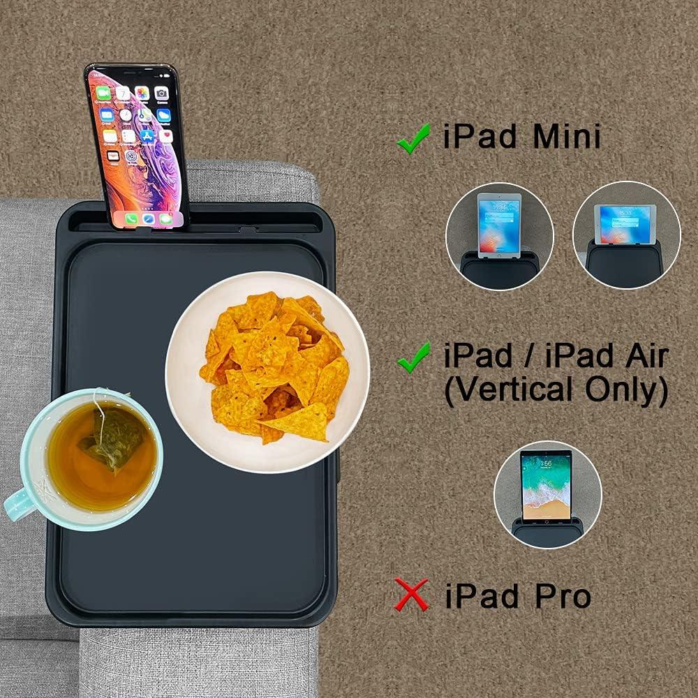 Clip de mesa para reposabrazos Xchouxer - Soporte negro para bebidas y controles