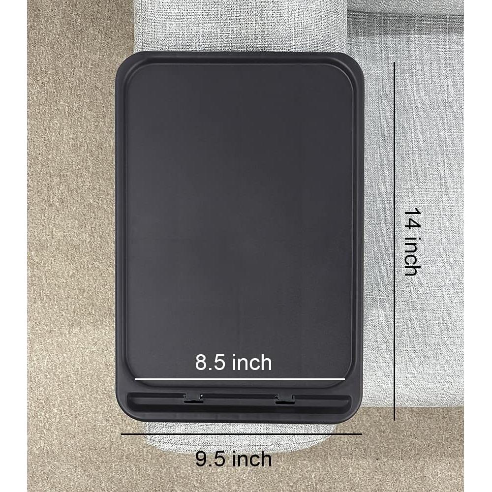 Clip de mesa para reposabrazos Xchouxer - Soporte negro para bebidas y controles