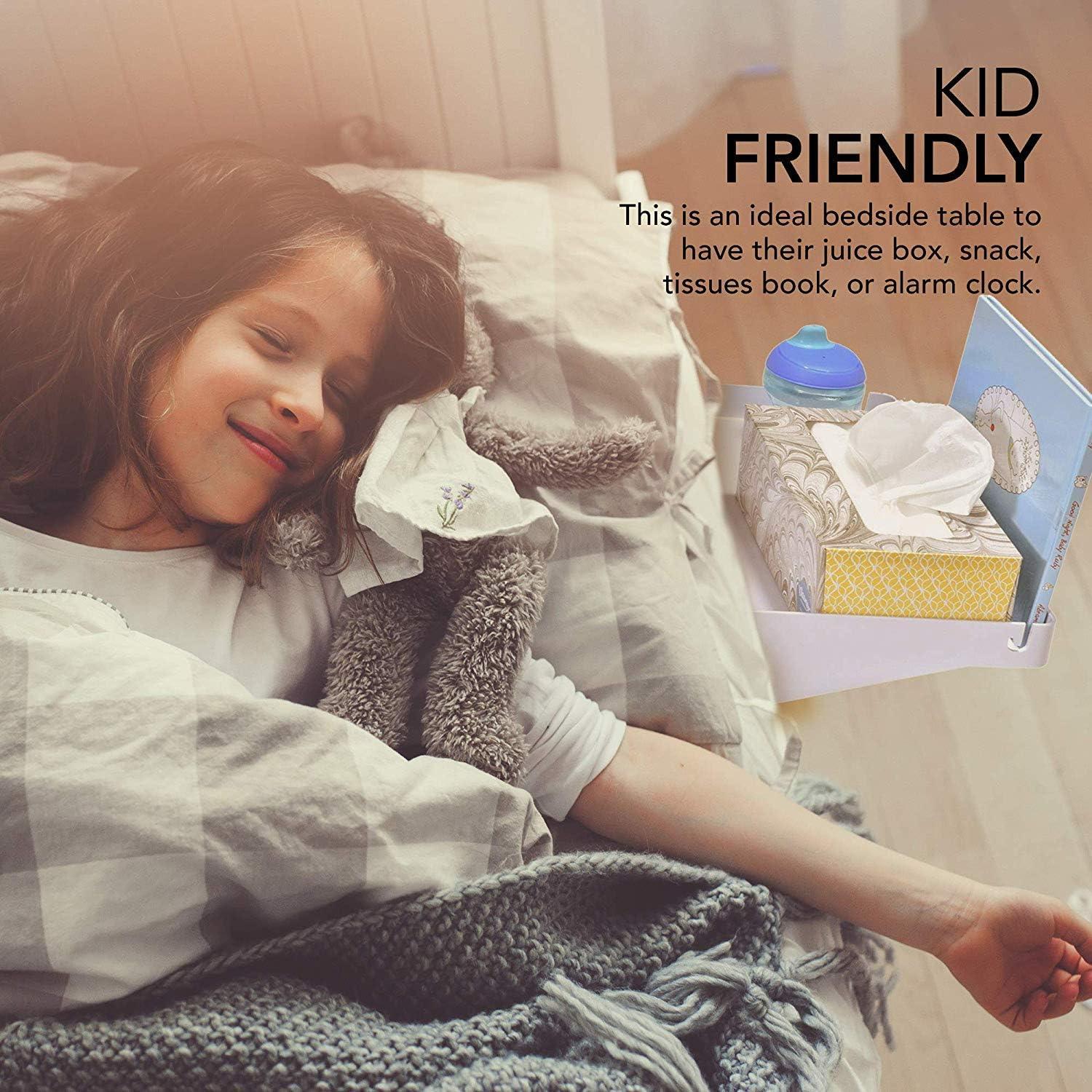 Estante Lateral Blanco Innovaciones Modernas para Cama Alta