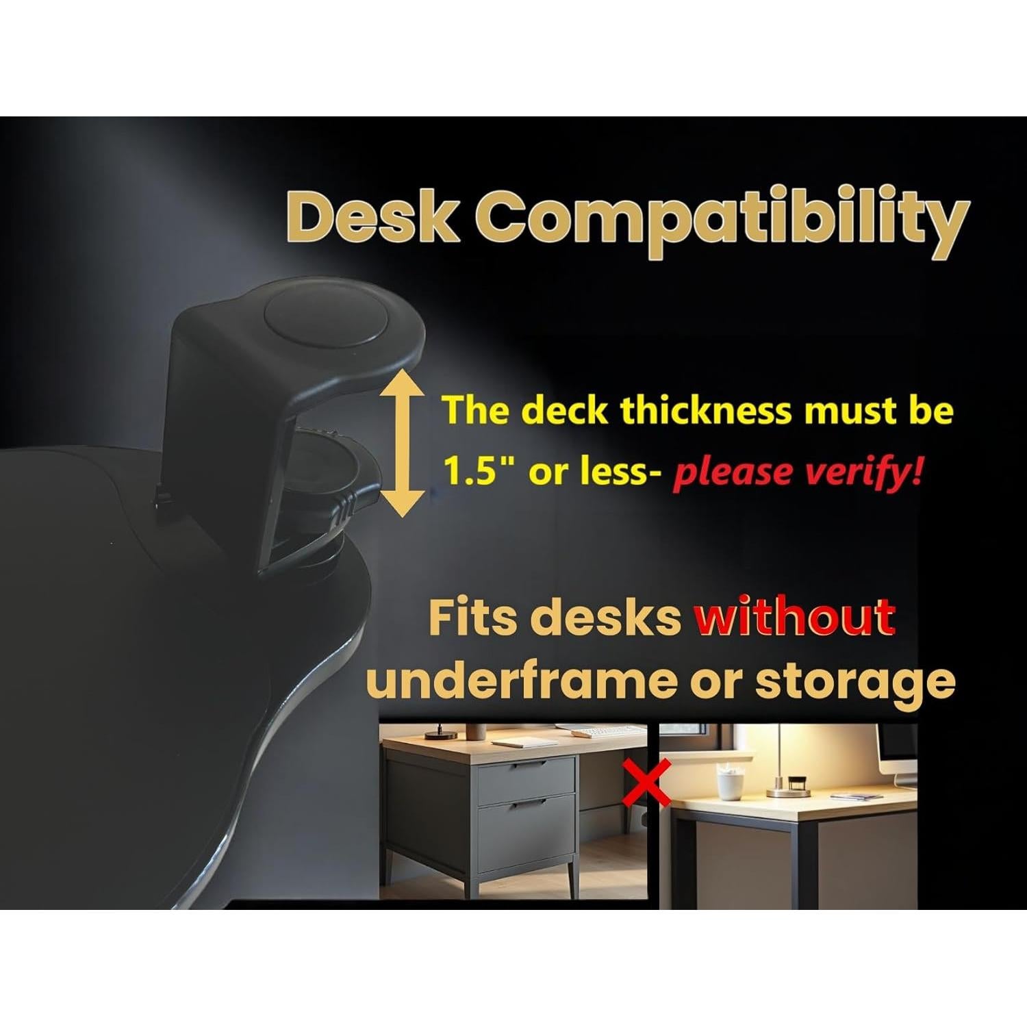 Alfombrilla de Ratón con Clip MAX SMART 360° Negra 25.4x20.32 cm