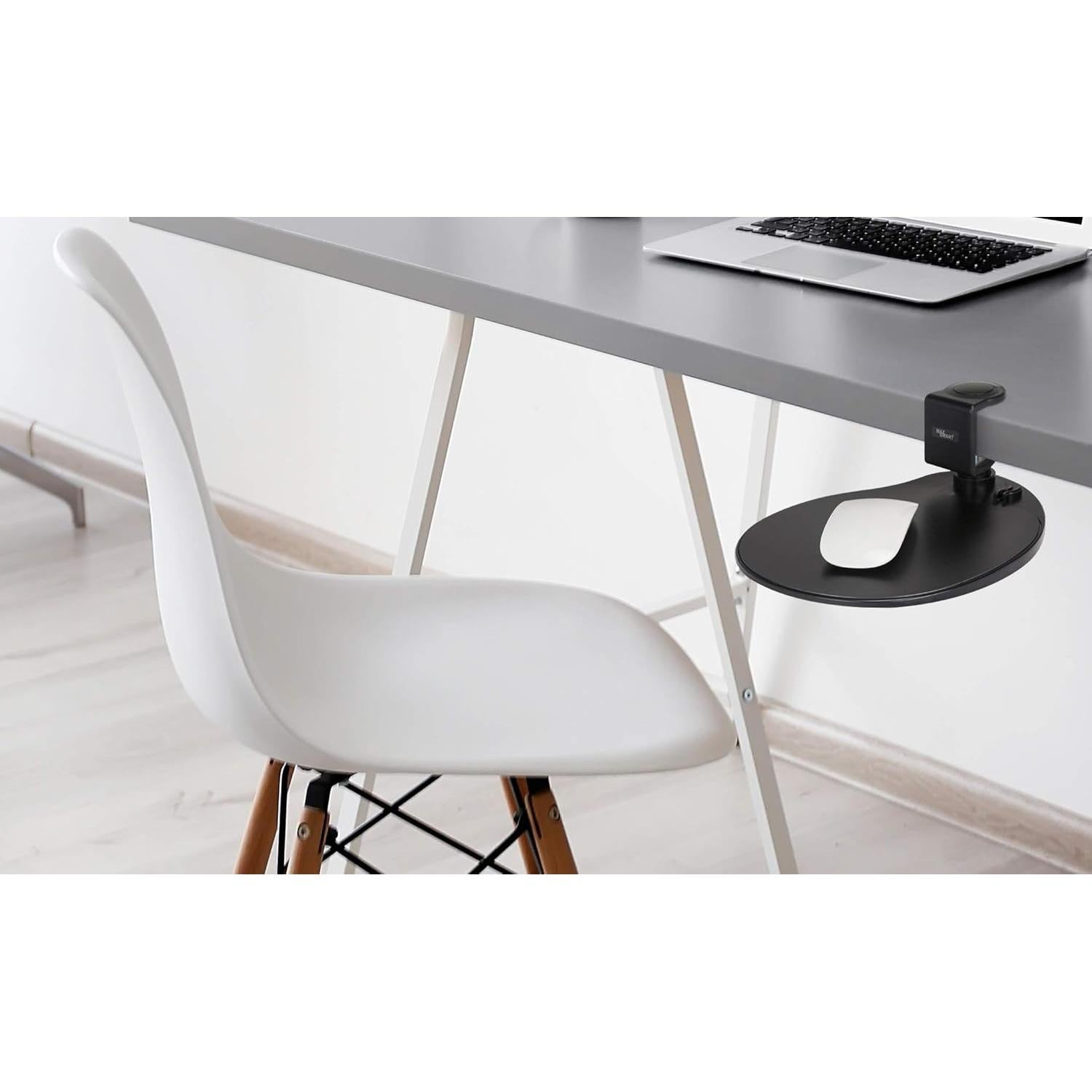 Alfombrilla de Ratón con Clip MAX SMART 360° Negra 25.4x20.32 cm