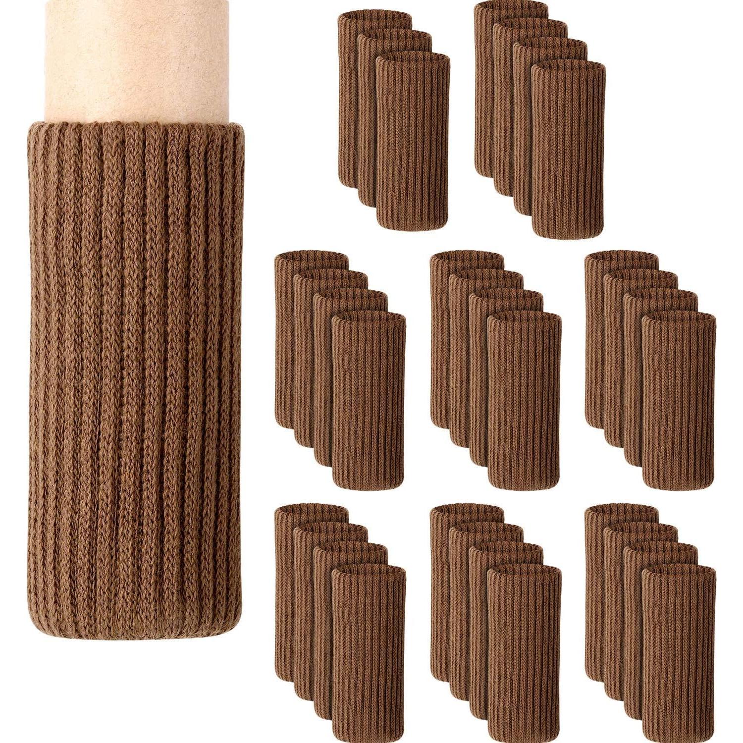 Calcetines para Patas de Muebles TEKEFT 20 Unidades Marrón