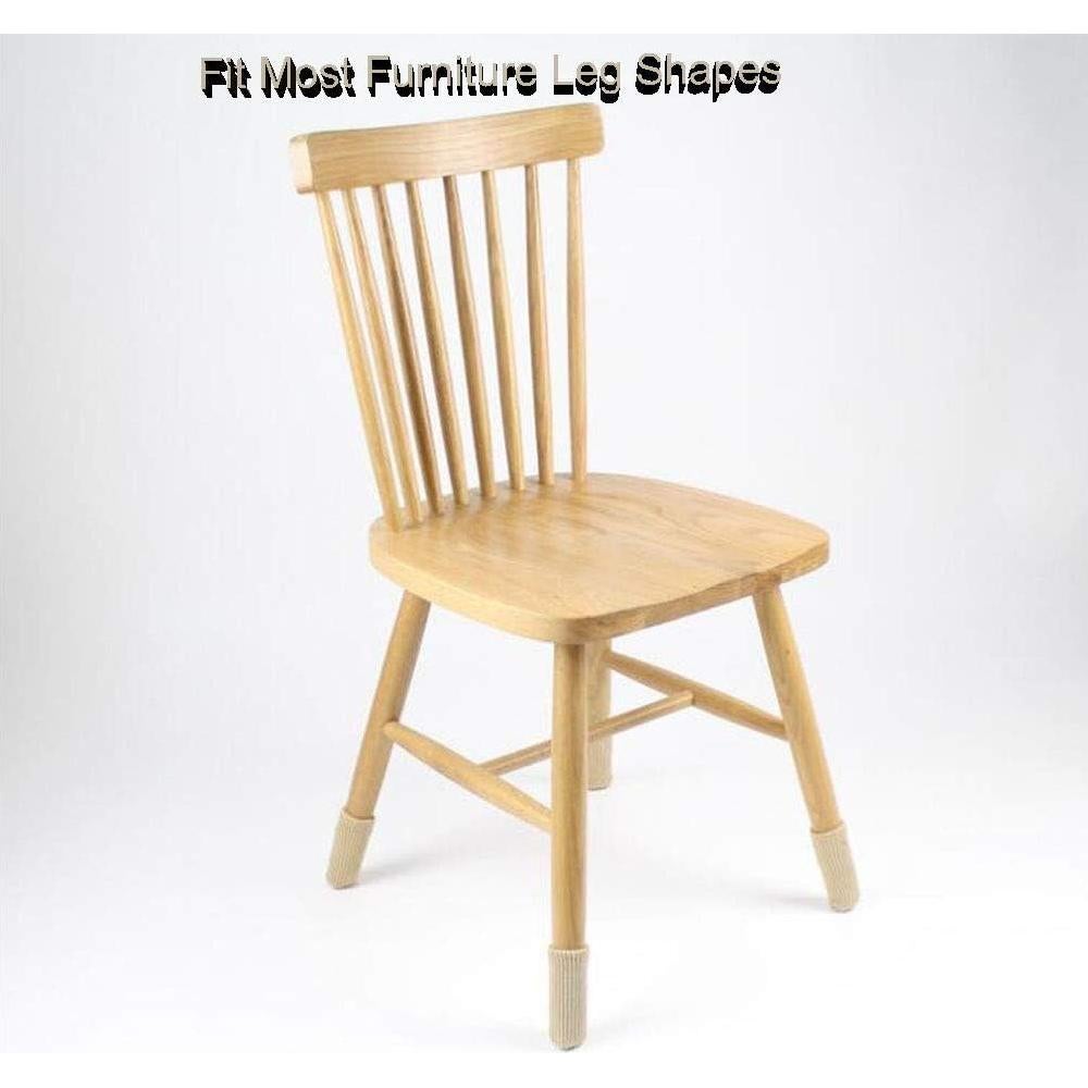 24 Protectores de Piso para Muebles OEEKOI - Calcetines Beige