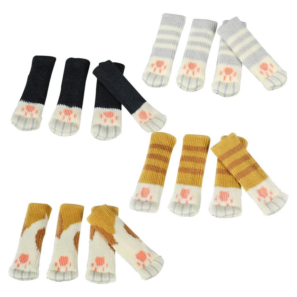 Protectores de patas de silla Tshiwort 16pcs antideslizantes