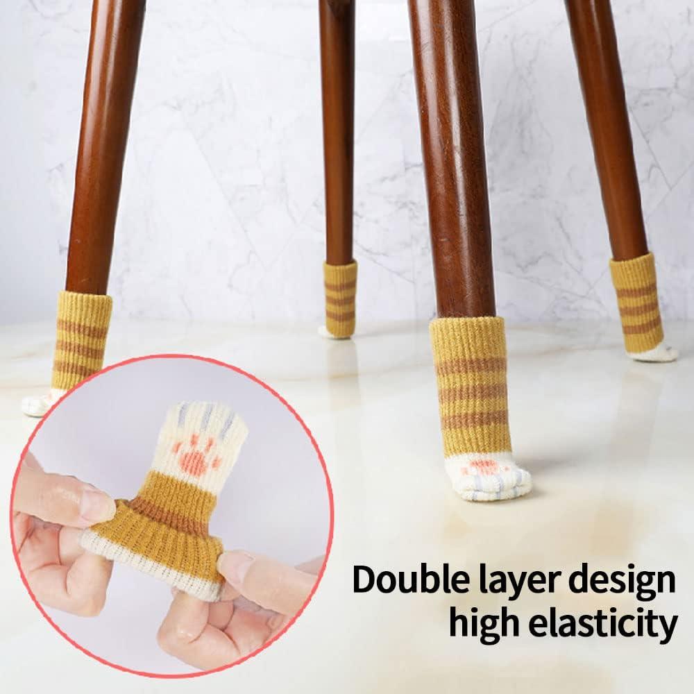 Protectores de patas de silla Tshiwort 16pcs antideslizantes