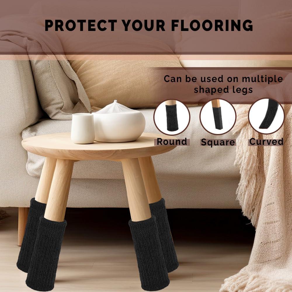 Calcetines Protectores para Patas de Muebles Morvat 32 Pcs