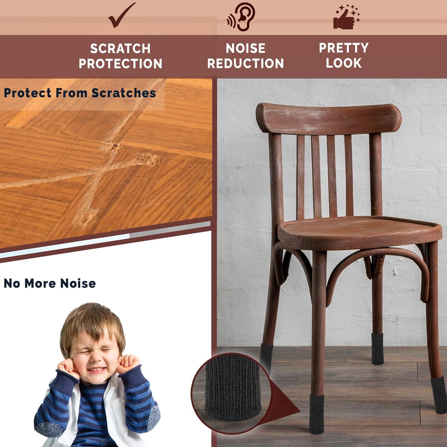 Calcetines Protectores para Patas de Muebles Morvat 32 Pcs