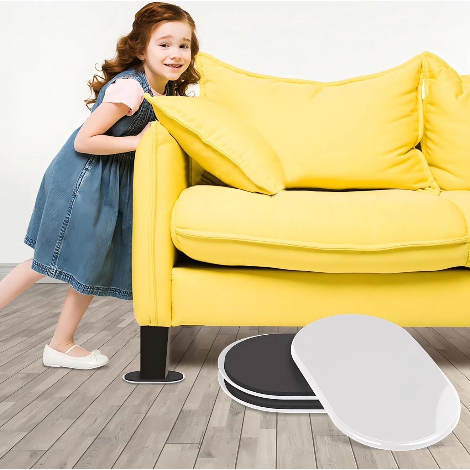 Deslizadores Reutilizables para Mover Muebles Ezprotekt - 8 Piezas