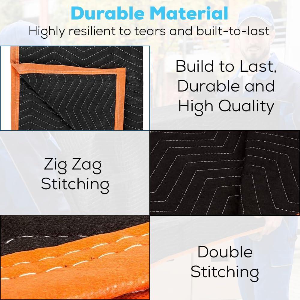 Mantas de Mudanza Acolchadas Simpli-Magic 12 Piezas 182x102cm