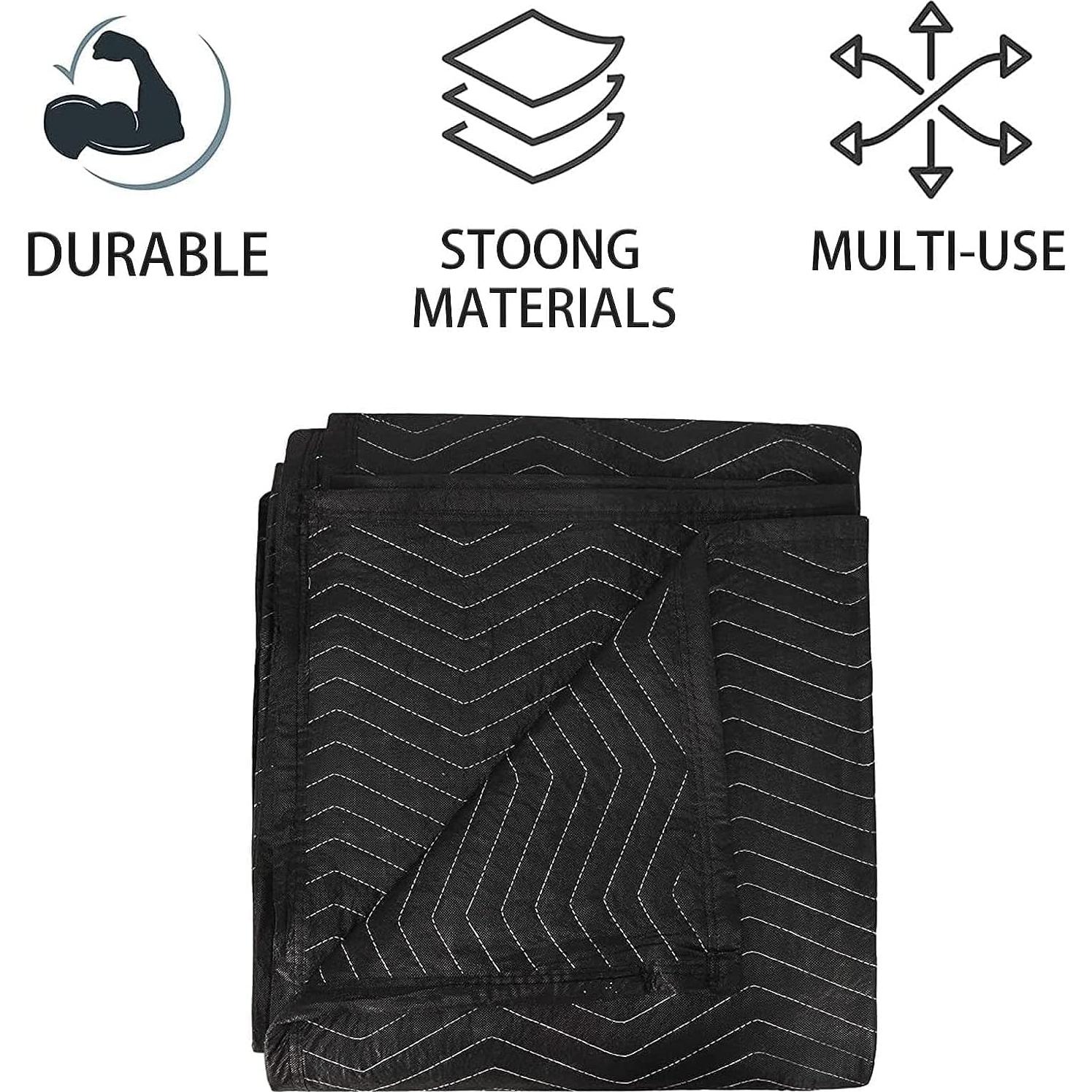 Moving Blanket Heavy Duty 40x 72" Moving Pads for Furniture Protection Quilted Packing Shipping Blankets Moving Supplies
