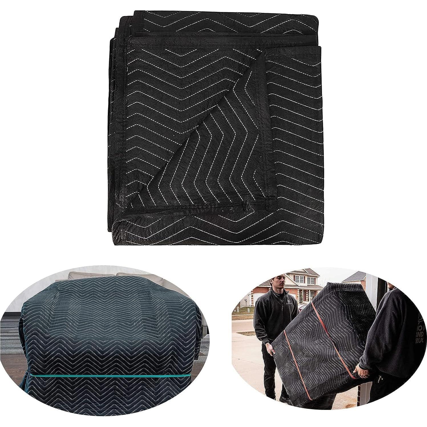 Moving Blanket Heavy Duty 40x 72" Moving Pads for Furniture Protection Quilted Packing Shipping Blankets Moving Supplies
