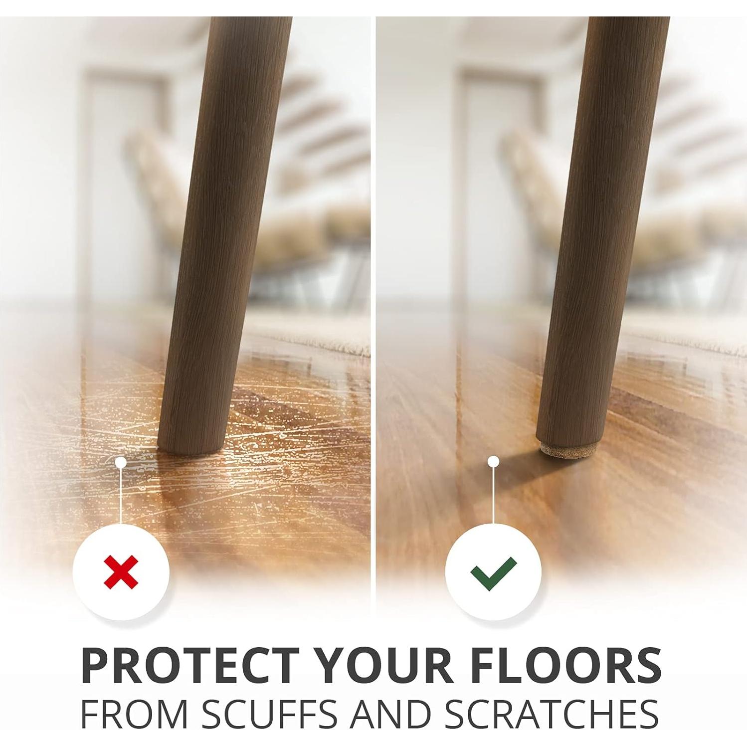 Almohadillas de Fieltro X-PROTECTOR 133 PCS para Muebles