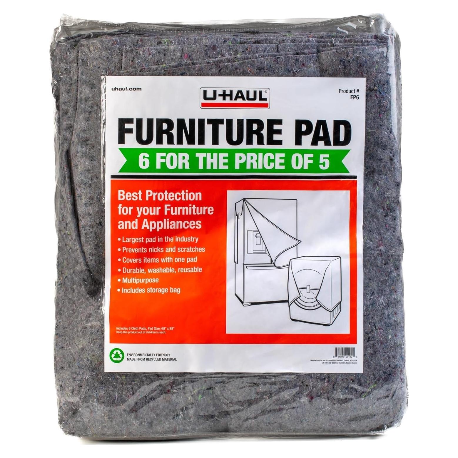 Almohadillas para Muebles U-Haul FP6 - Paquete de 6