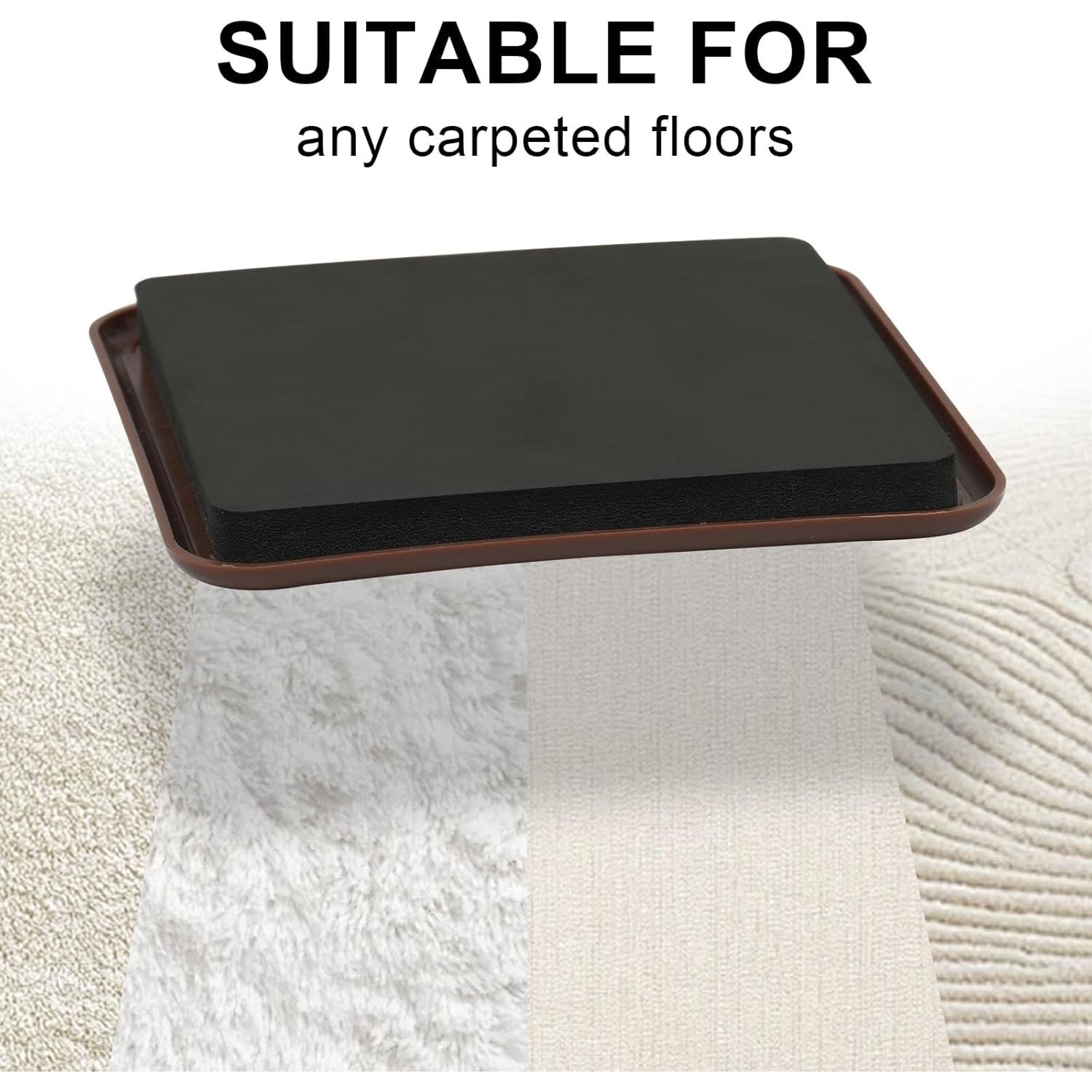 Deslizadores de Muebles 8PCS Nueva Espacio 11.94 cm para Alfombra