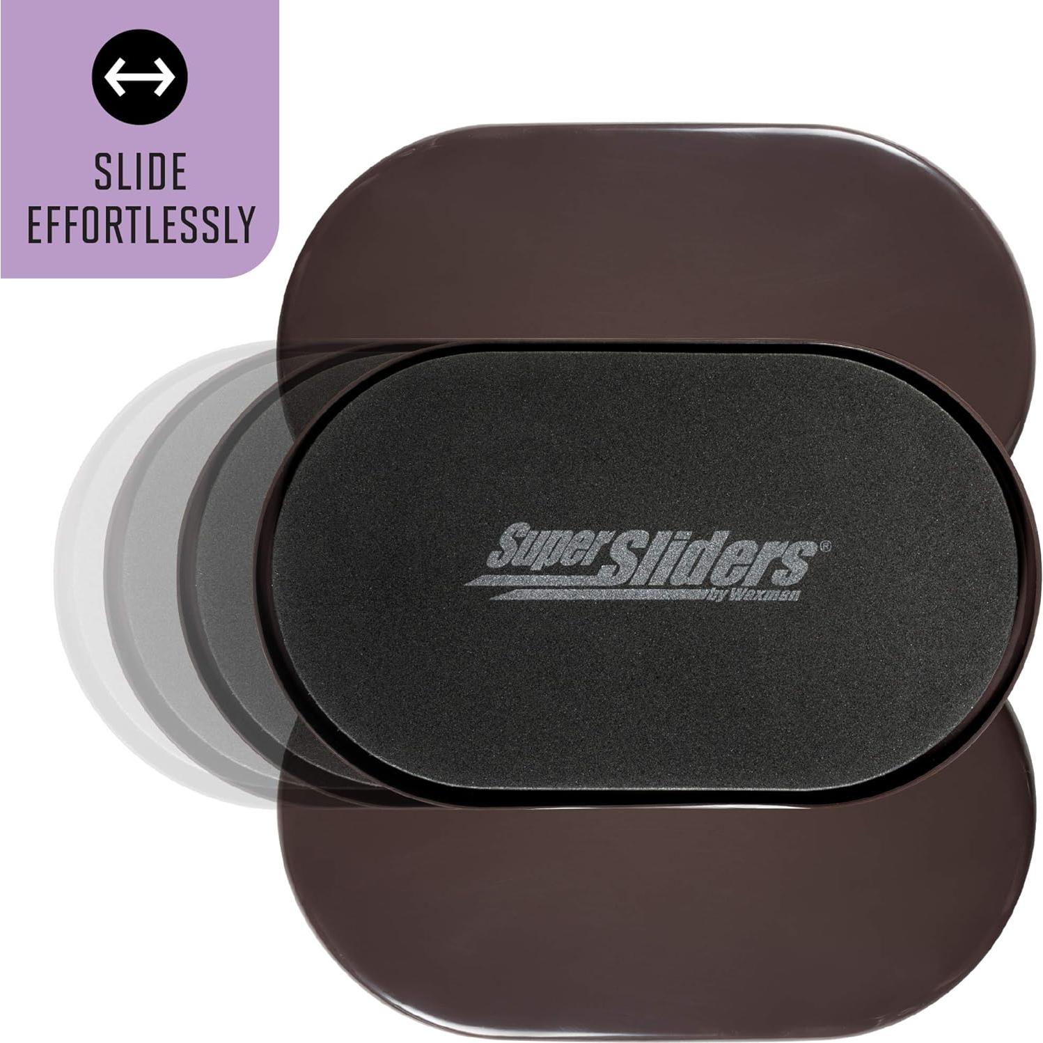 Deslizadores de Muebles Reutilizables Waxman 14.6x24.1cm Marrón