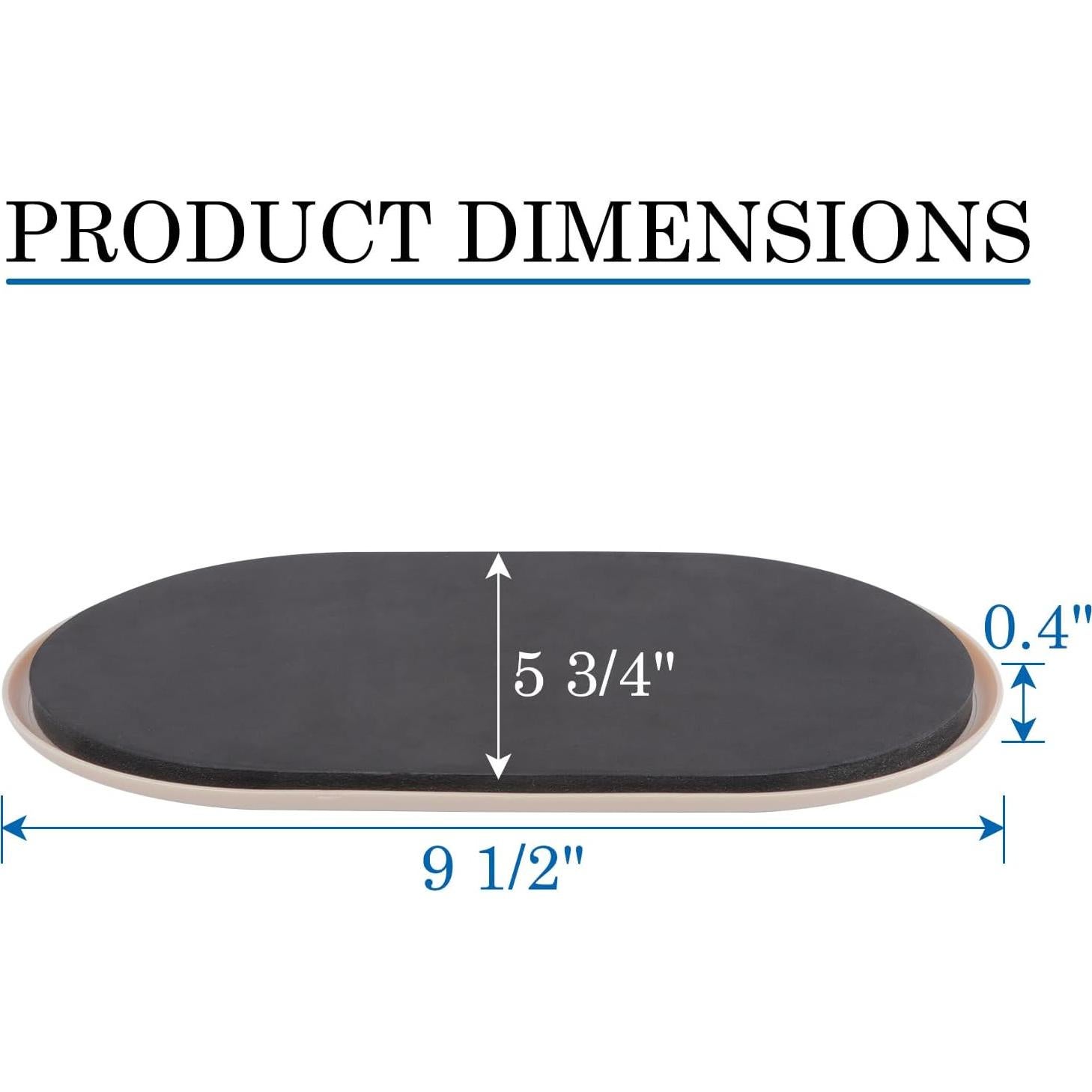 Deslizadores Reutilizables Kayzn para Muebles - 8 Piezas 24.1x14.6 cm
