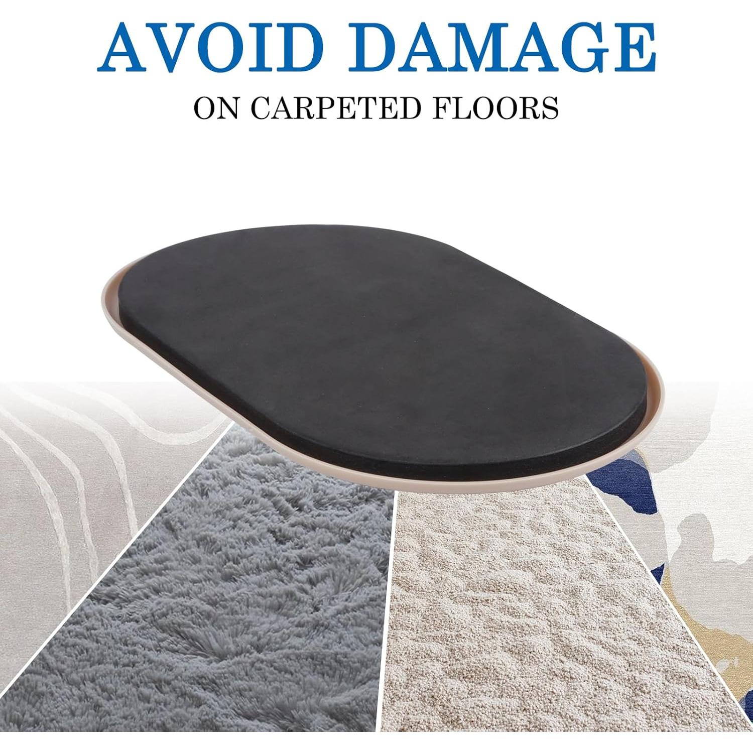 Deslizadores Reutilizables Kayzn para Muebles - 8 Piezas 24.1x14.6 cm