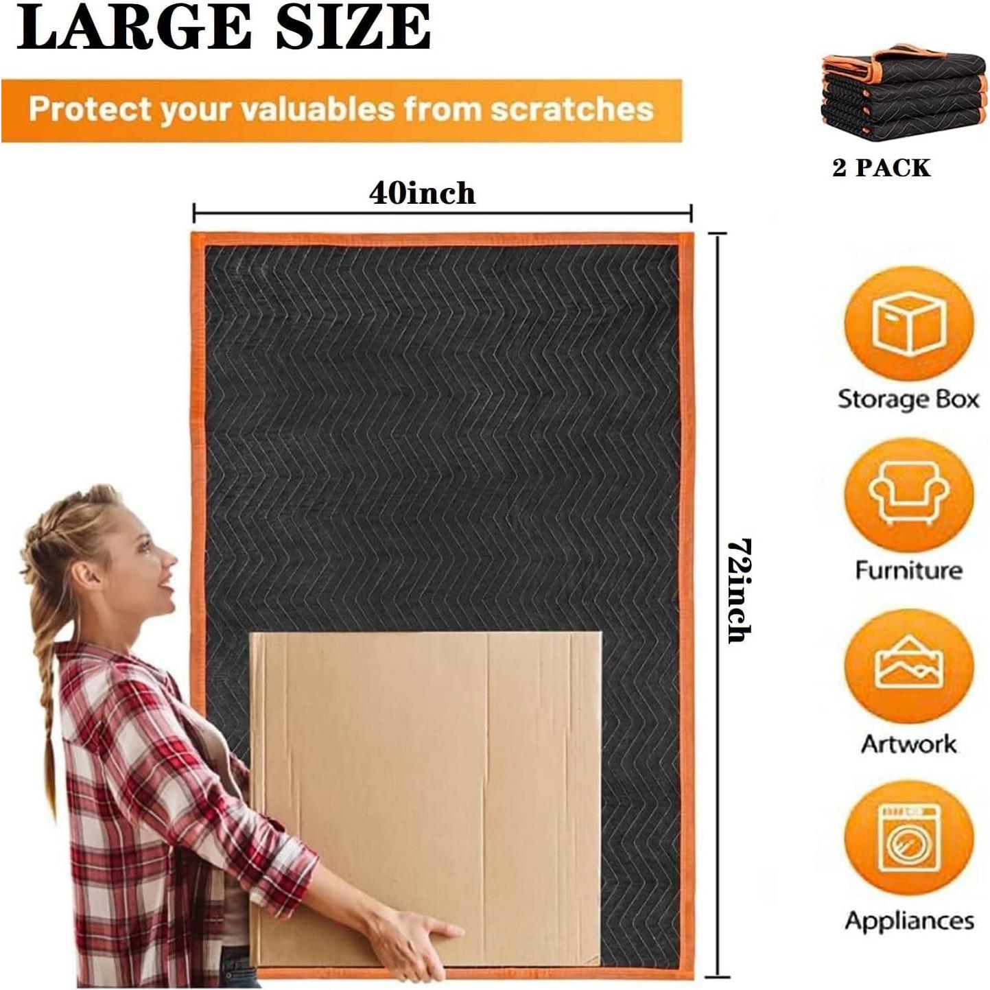 Manteles de Mudanza Pesados Shinok 101.6x182.88cm 2 Piezas