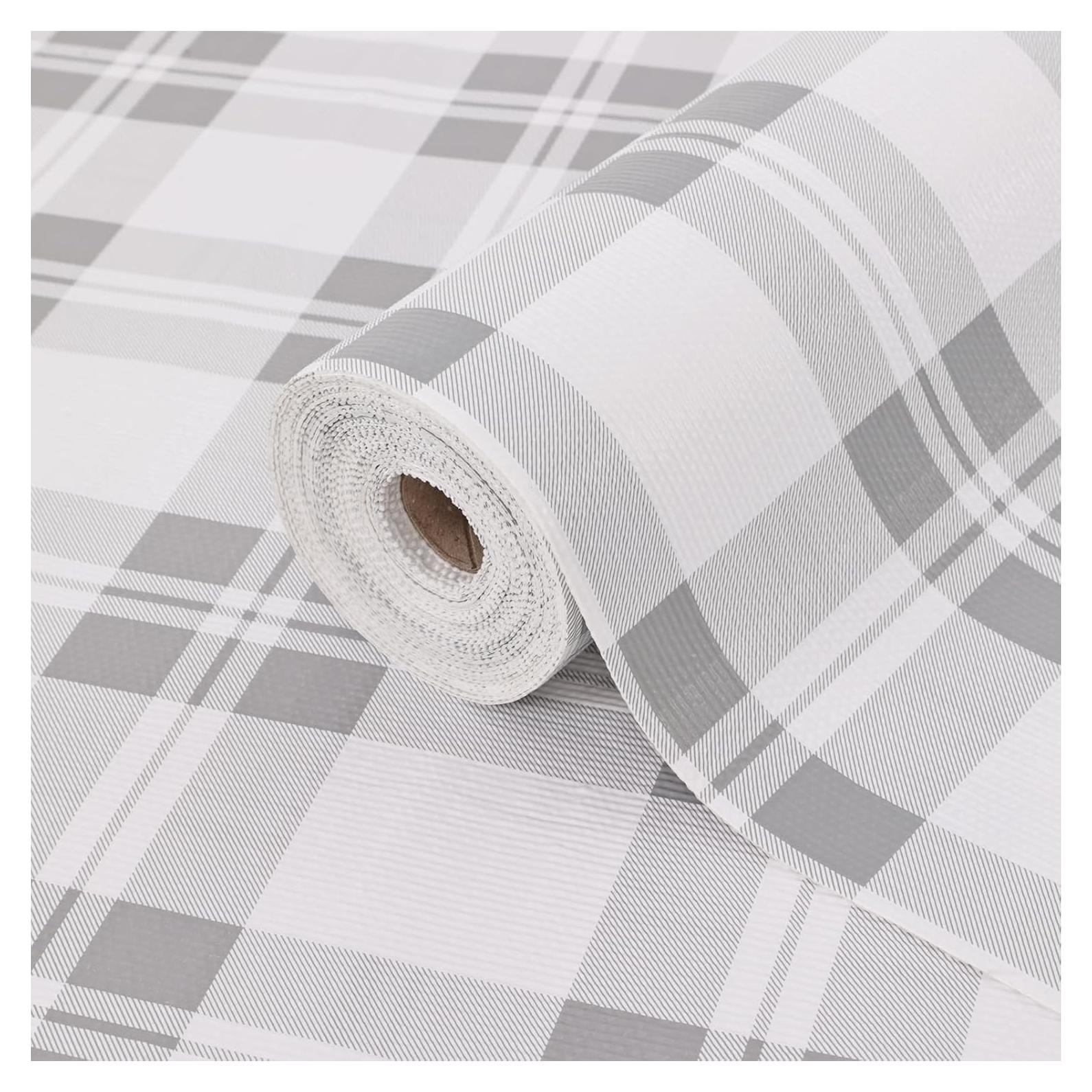 Forro de Estante Antideslizante TheBaDaz Gris 30.48x300 cm