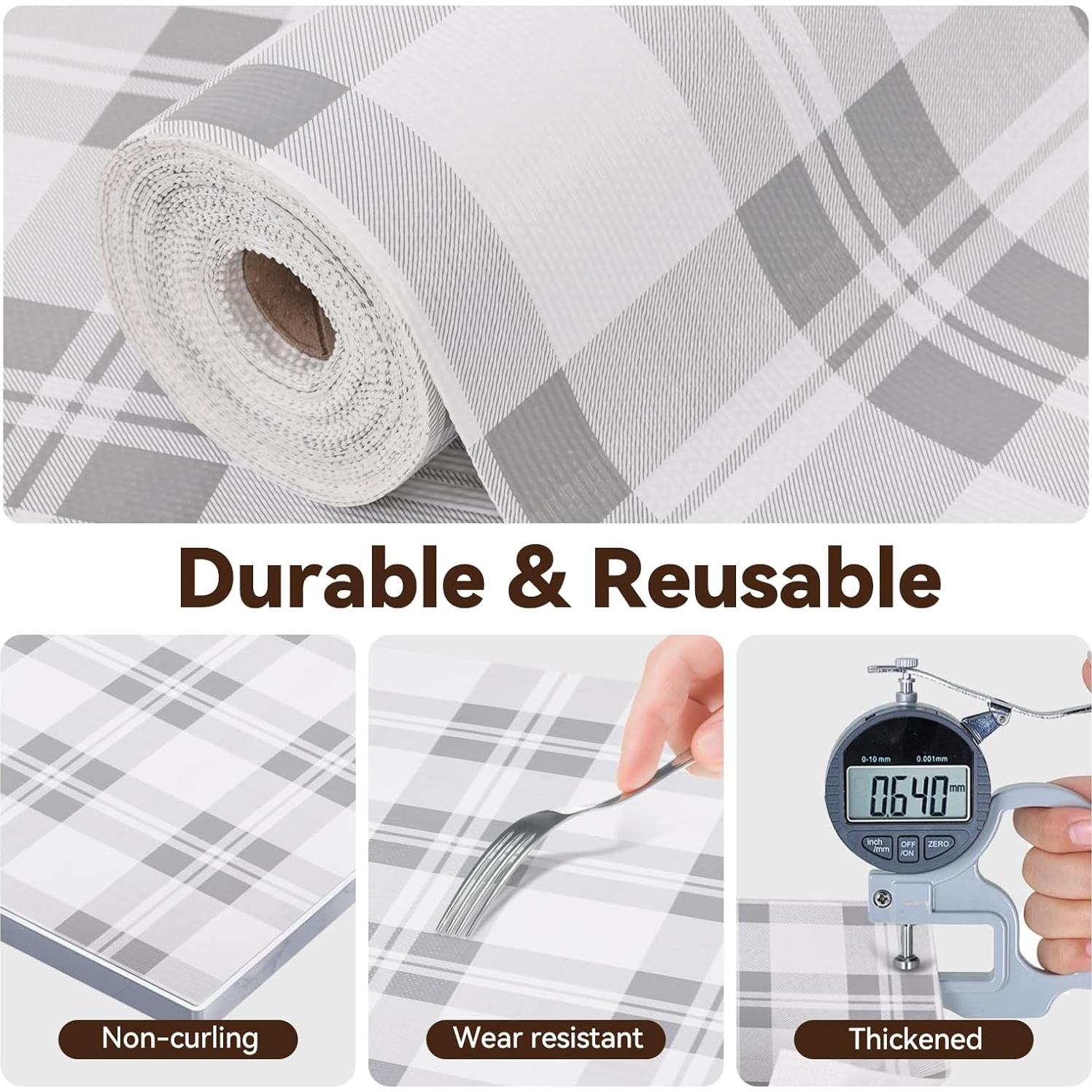 Forro de Estante Antideslizante TheBaDaz Gris 30.48x300 cm