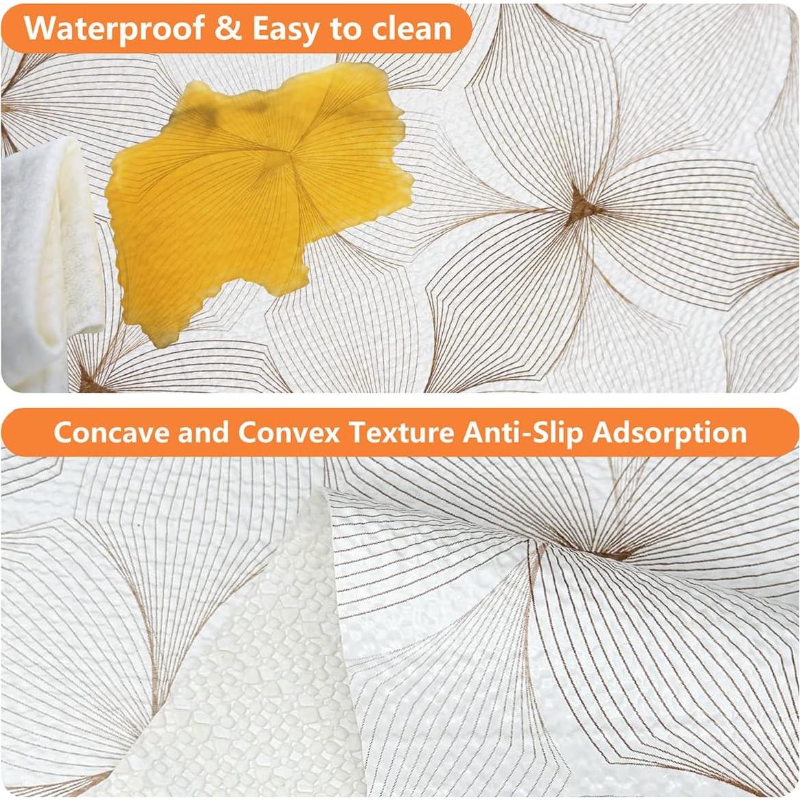 Forro de Estante Antideslizante Quttisay 30x300 cm Flor PVC