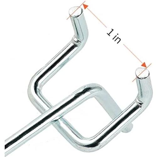 Ganchos en L 5 cm Rawall 50-Pack Metal Galvanizado