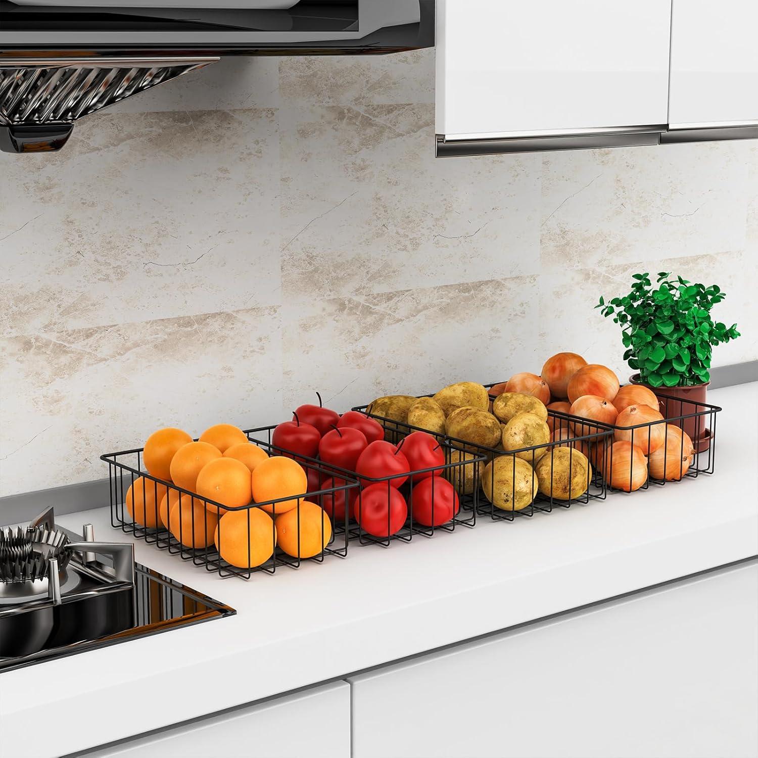 Cestas de Almacenamiento Joben Oligey 12 Pack 3 Tamaños Negro