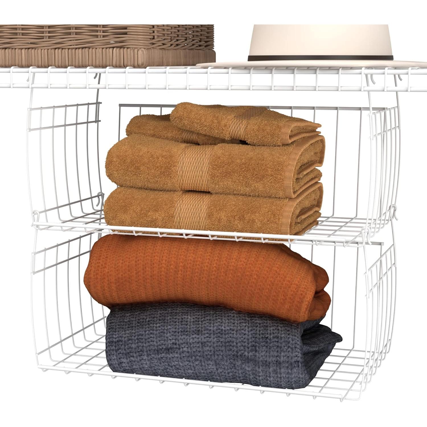 Cesta Colgante de Alambre ClosetMaid 46.7x27.1x20.3 cm Blanca