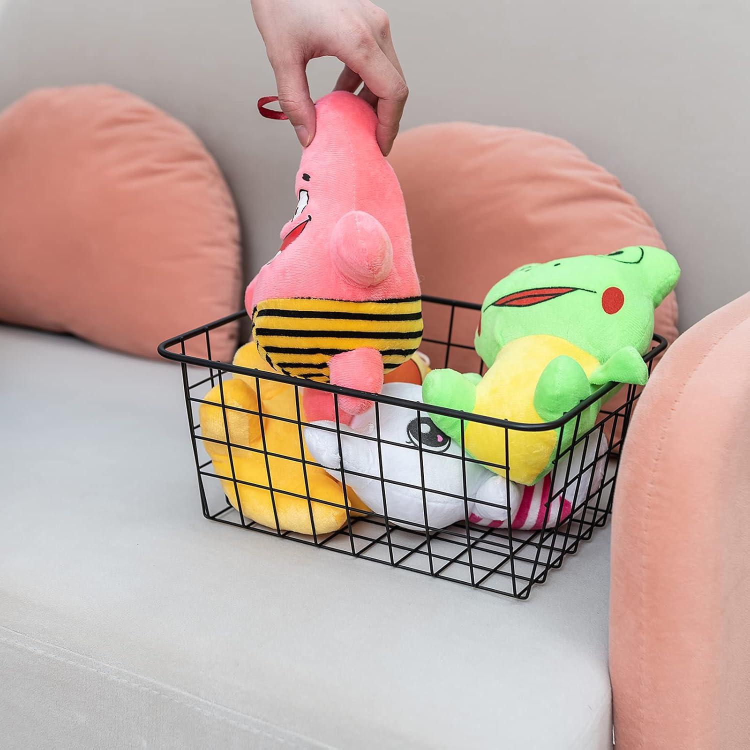 Cesta de Almacenamiento de Alambre JUNCHU CHERRY 5 Piezas Negra