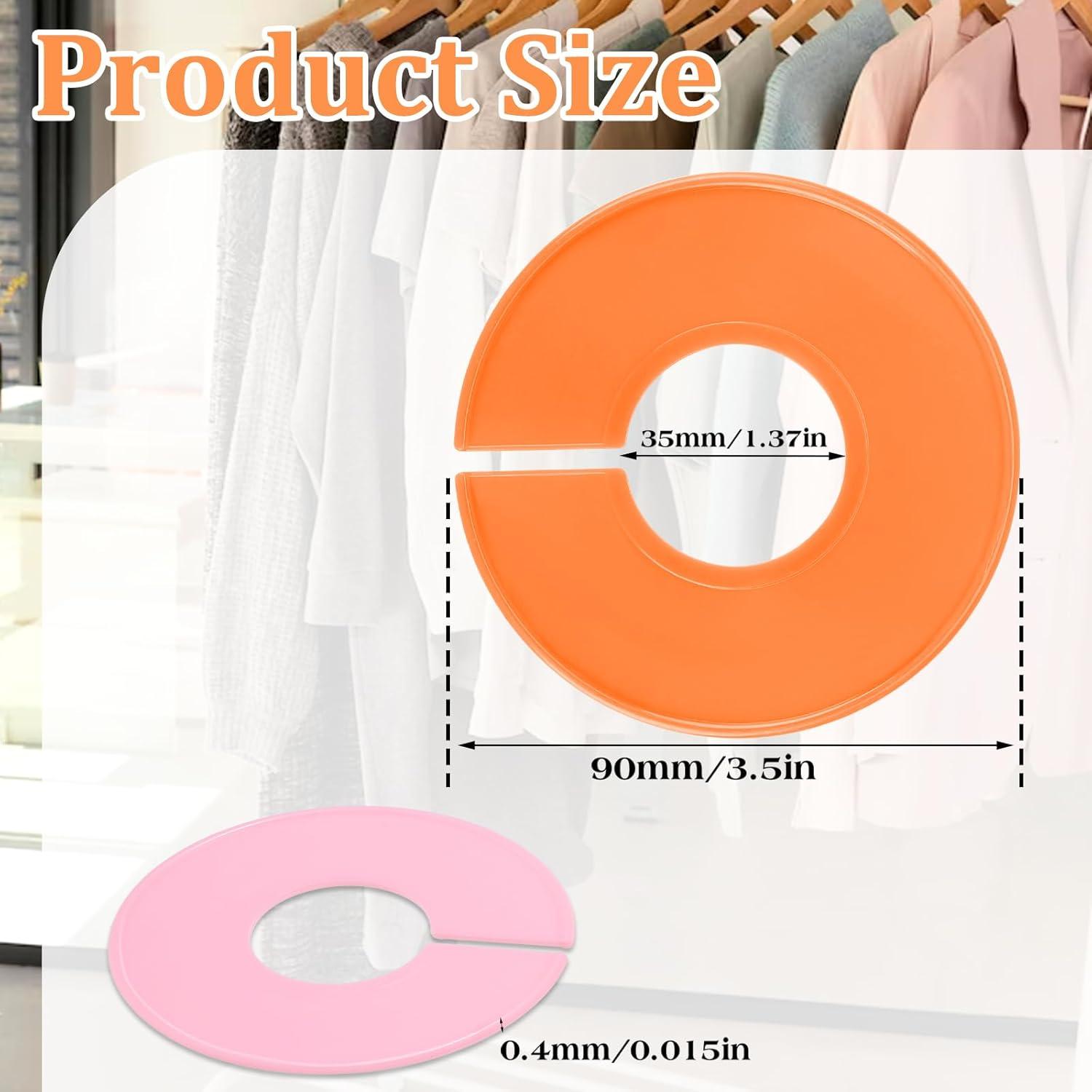 10 Divisores de Armario Coloridos BOHUIZ para Ropa Colgante