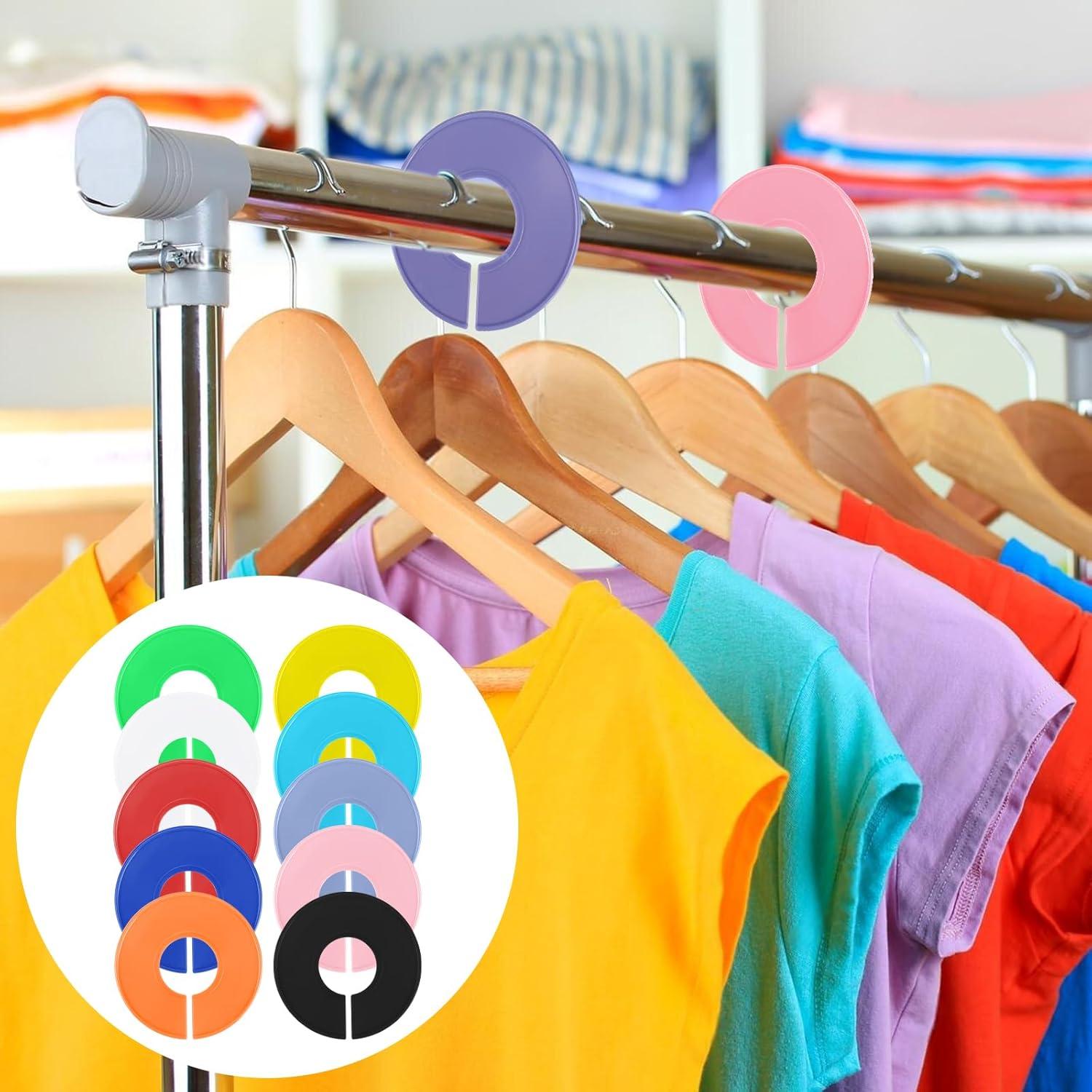 10 Divisores de Armario Coloridos BOHUIZ para Ropa Colgante