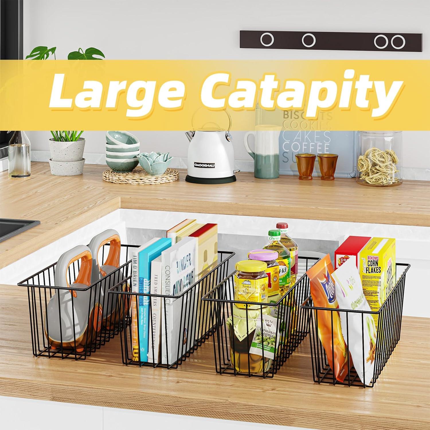 Cesta de Alambre Montada en la Pared Simple Trending 6 Pzas