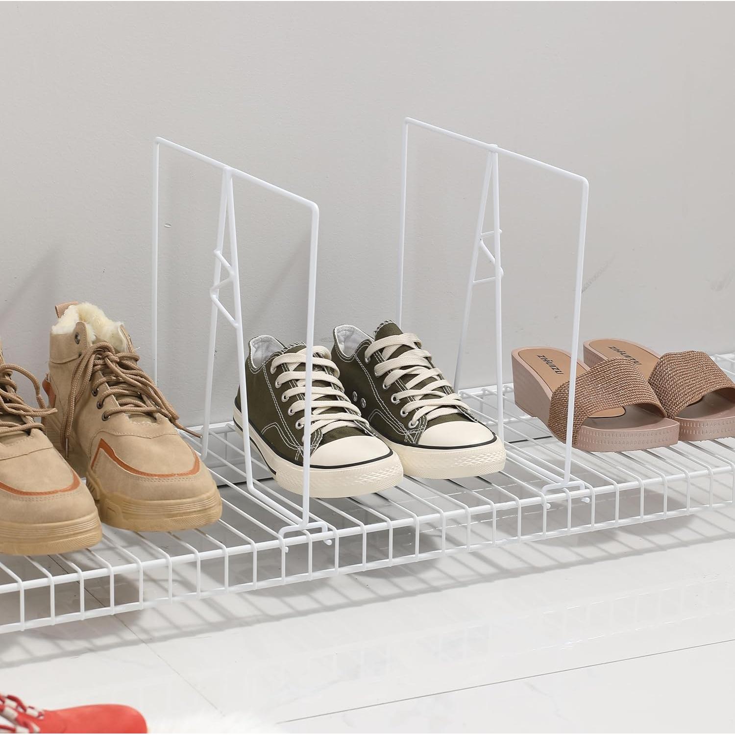 Divisores de Estante de Alambre Ziroland - 8 Piezas 30.48cm