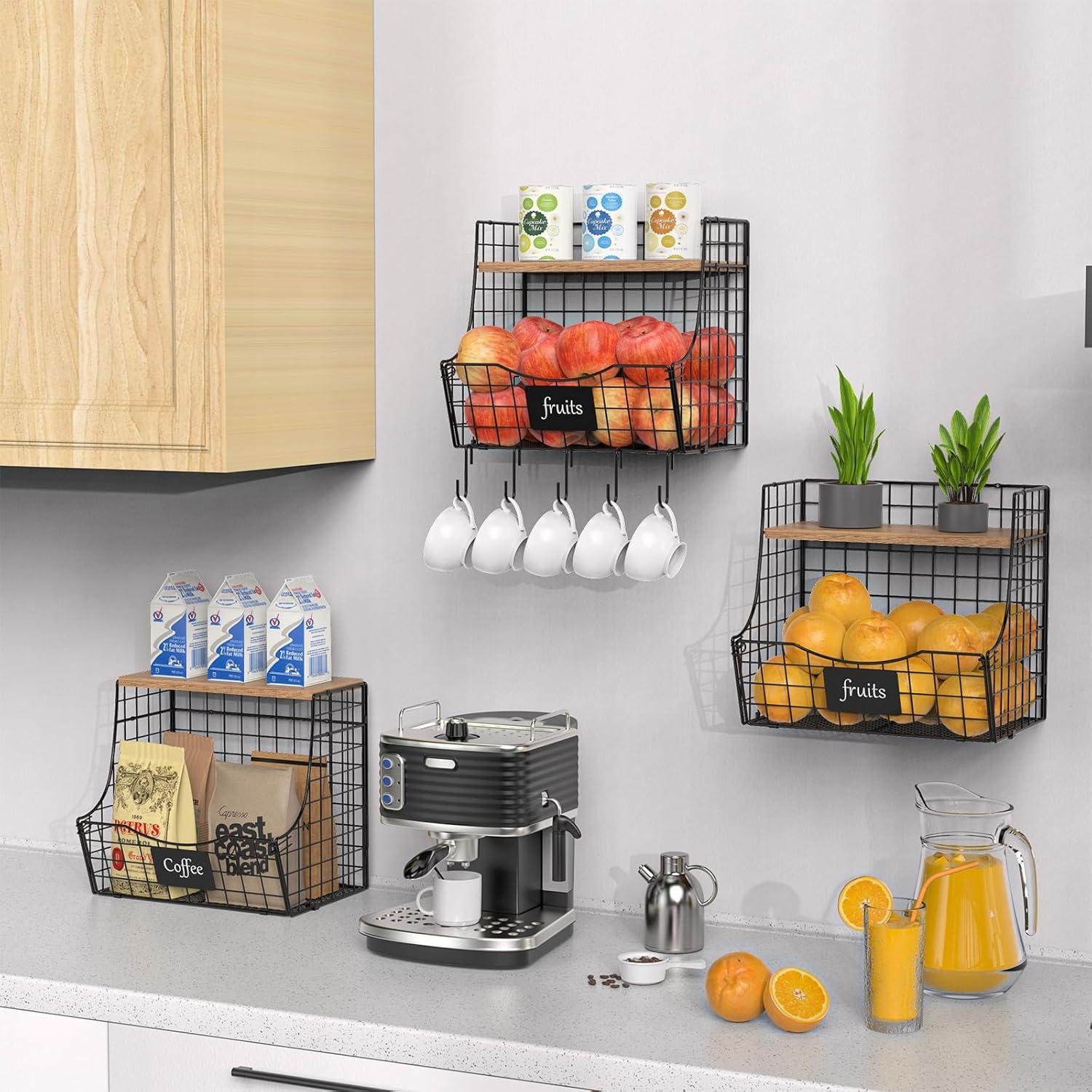 Paquete de 3 Cestas de Almacenamiento Jautokerdar con Tapa