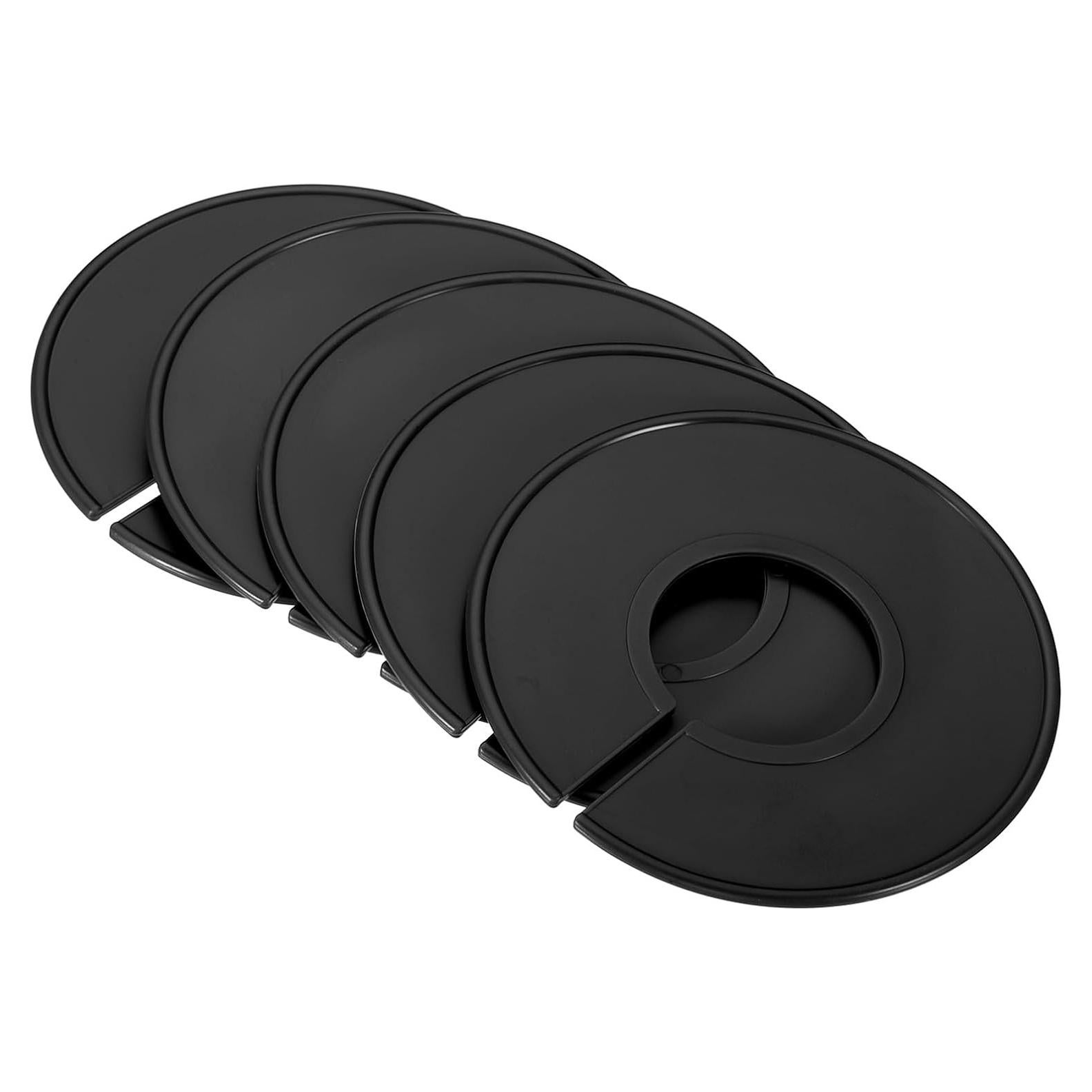 Divisores de Ropa PATIKIL, 12 Piezas, Negro, 9 cm