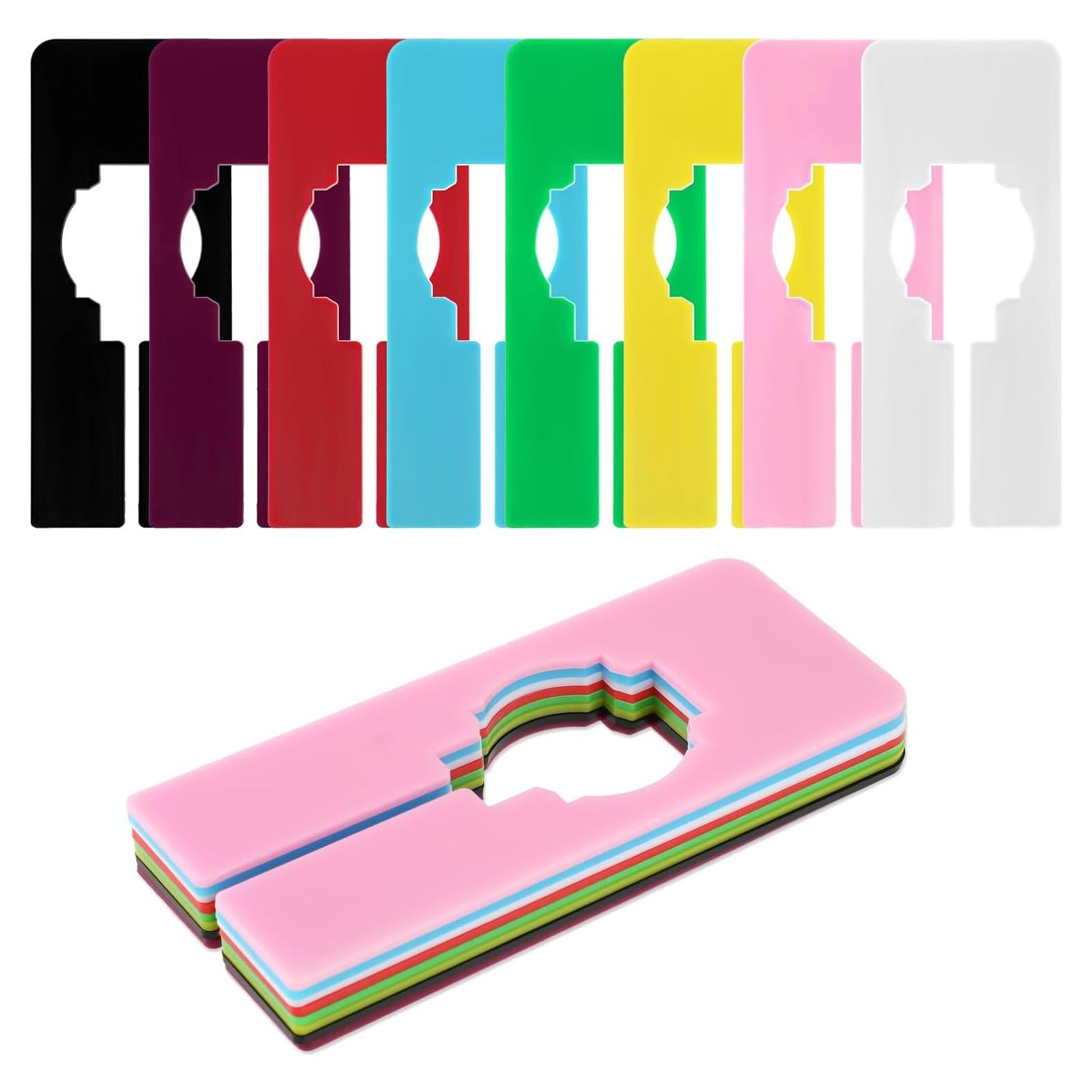 Divisores de Closet Aiyorse, 8 Colores Plástico Reutilizables