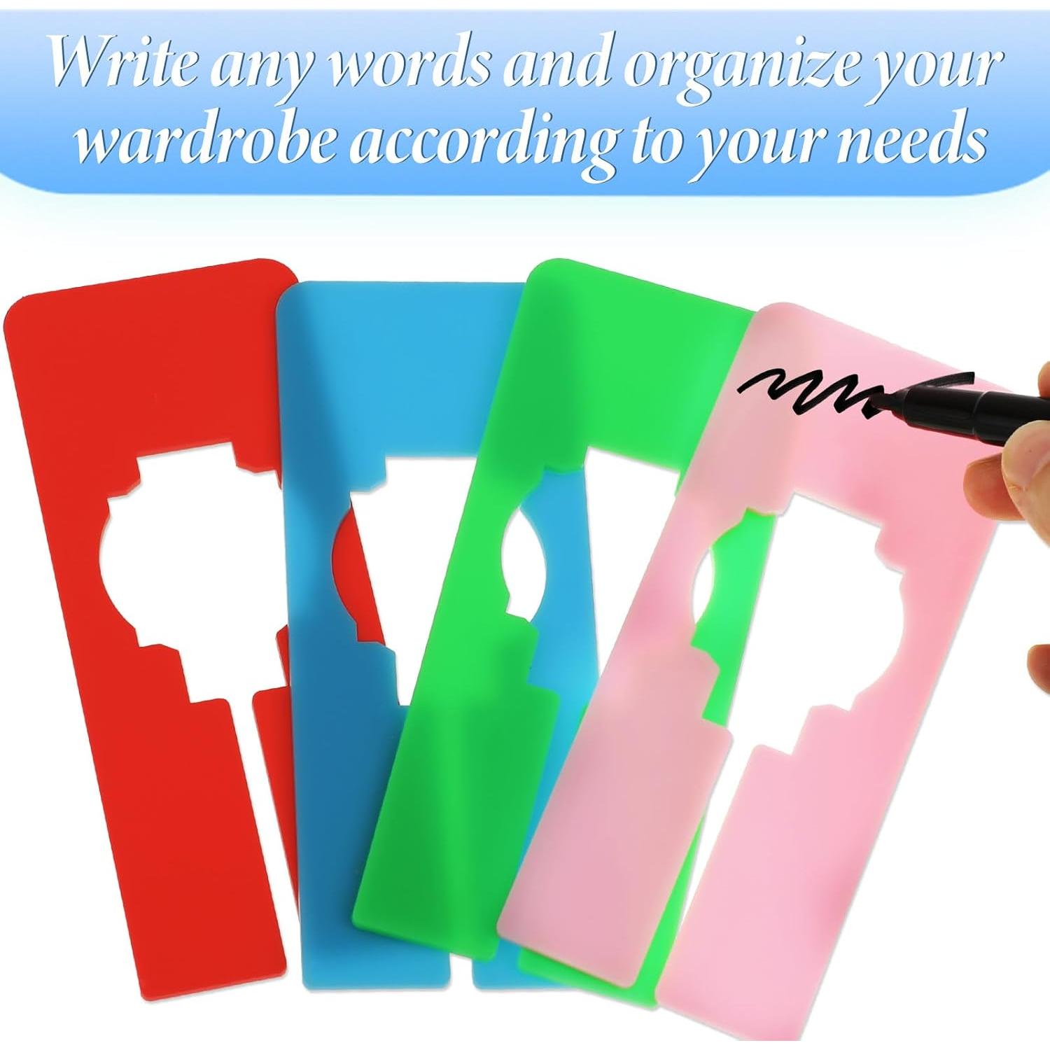 Divisores de Closet Aiyorse, 8 Colores Plástico Reutilizables