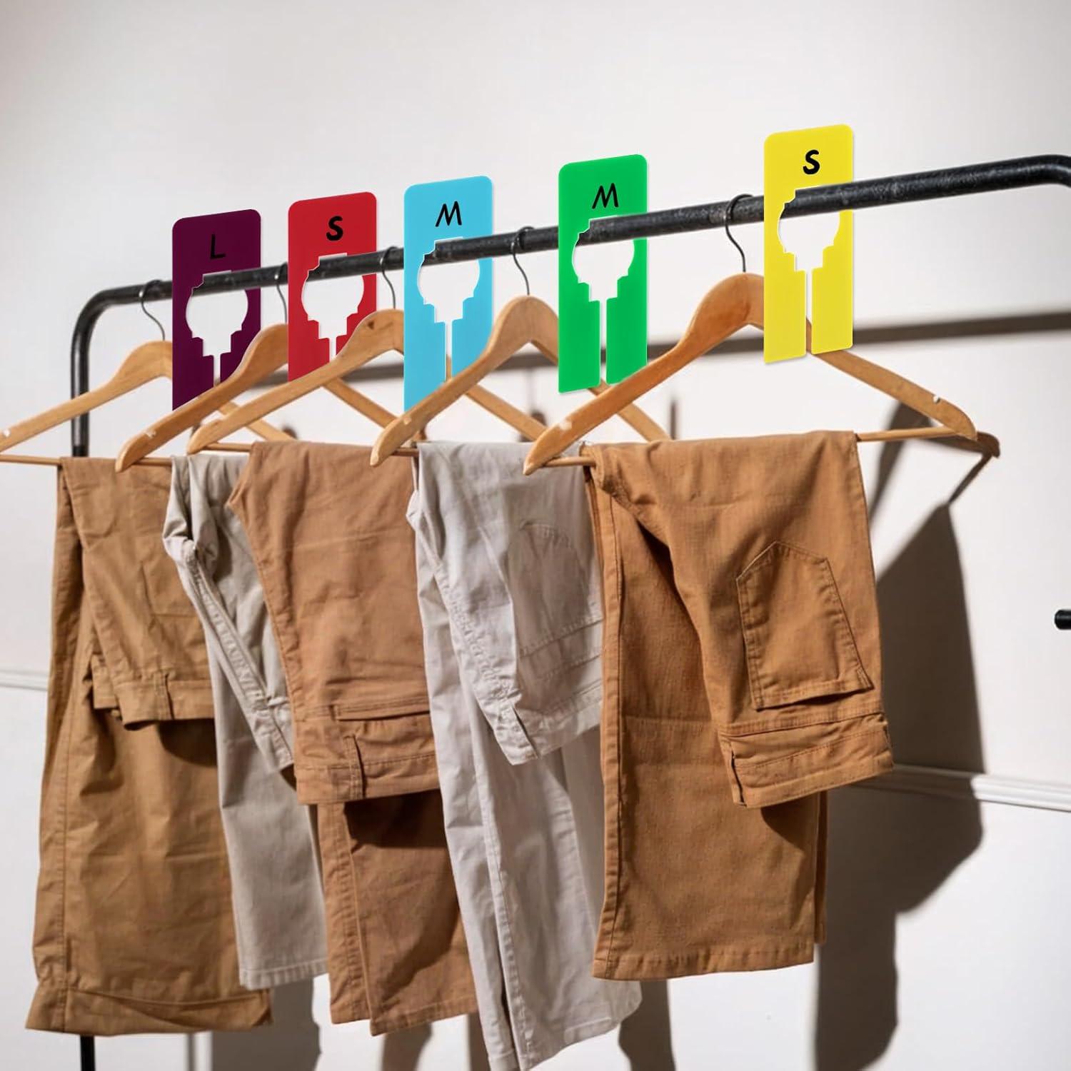 Divisores de Closet Aiyorse, 8 Colores Plástico Reutilizables