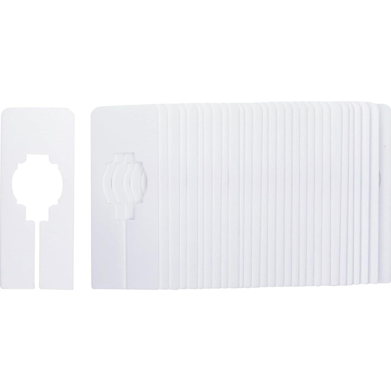 Divisores de Plástico Juvale 60 Unidades 12.7x5.1cm Blancos